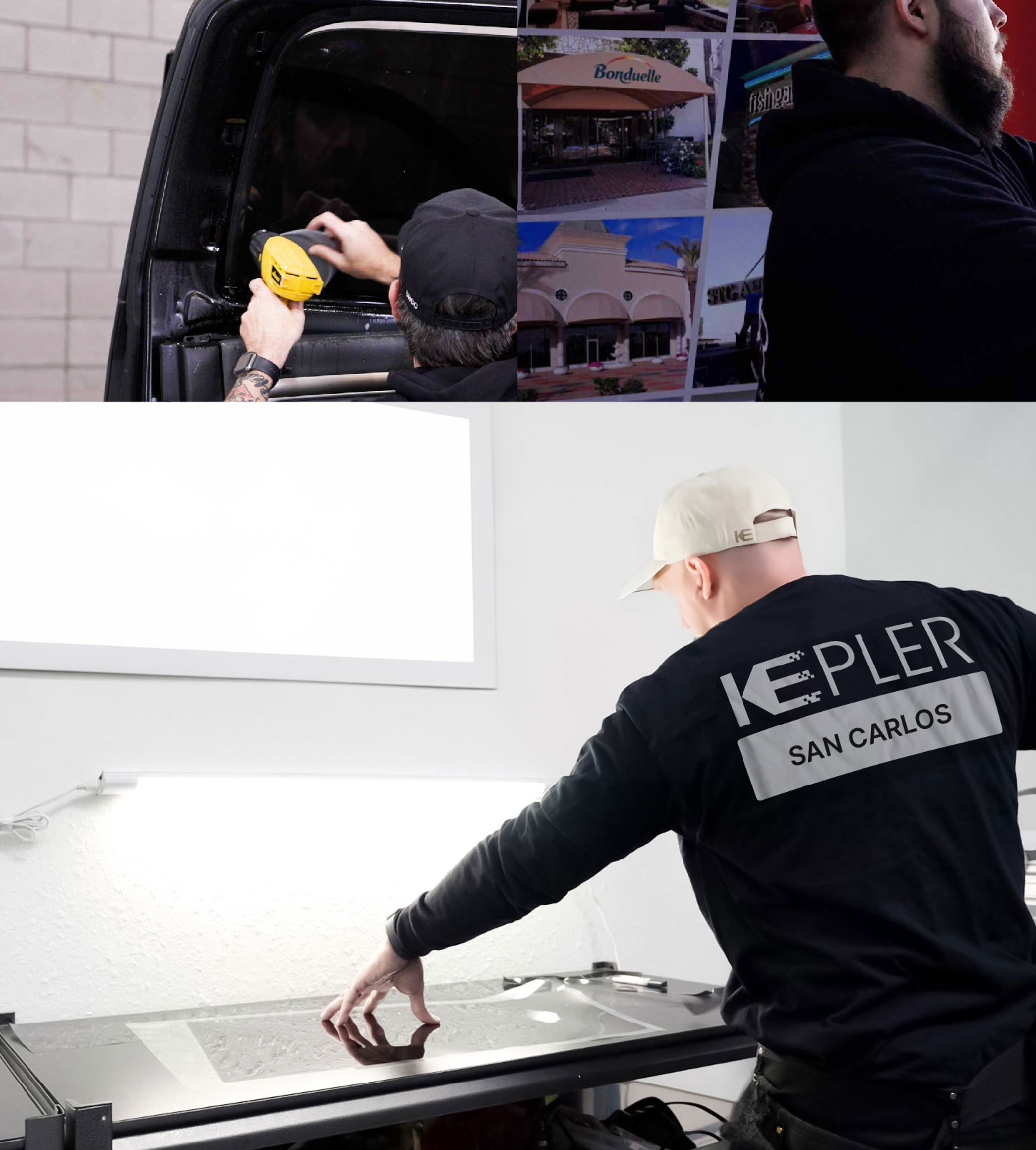 Window Tinting Specialist Cutting Film in San Carlos, California