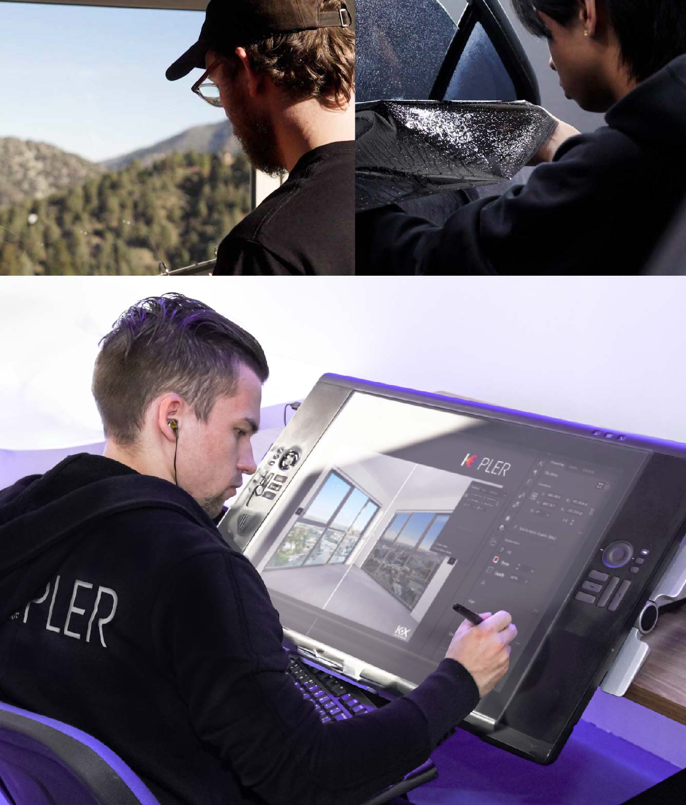 Kepler Specialist Performing Commercial Window Tinting in Citrus Heights Citrus Heights