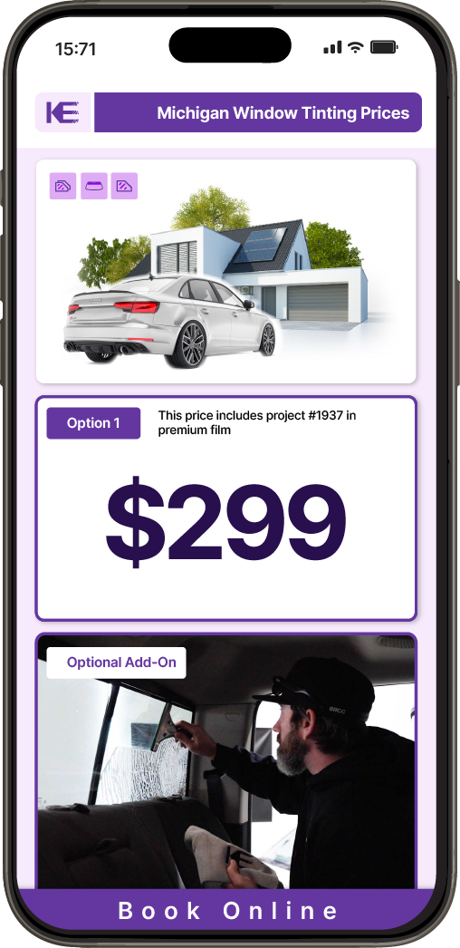 View Competitive Car Window Tinting Prices in Michigan