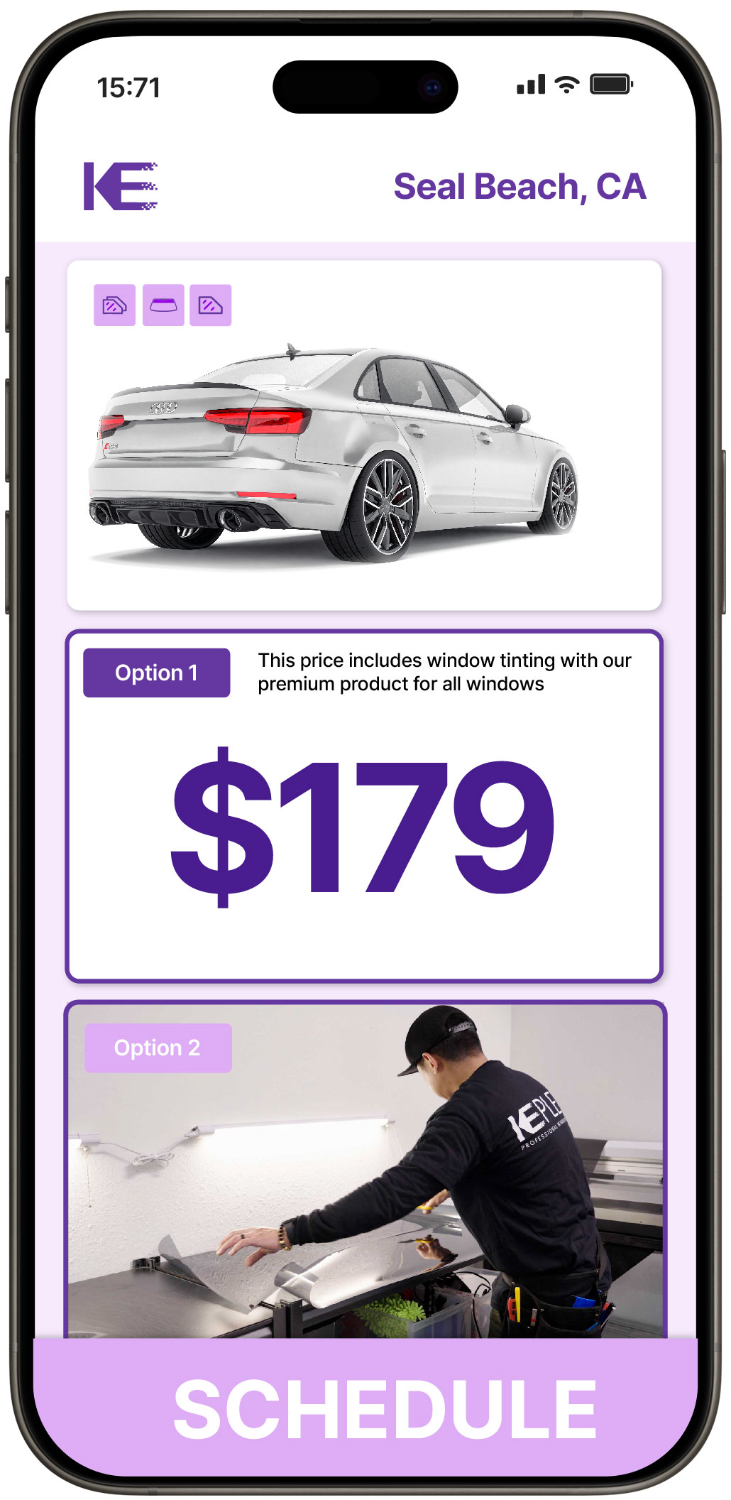 View Reasonable Car Window Tinting Rates in Seal Beach, California