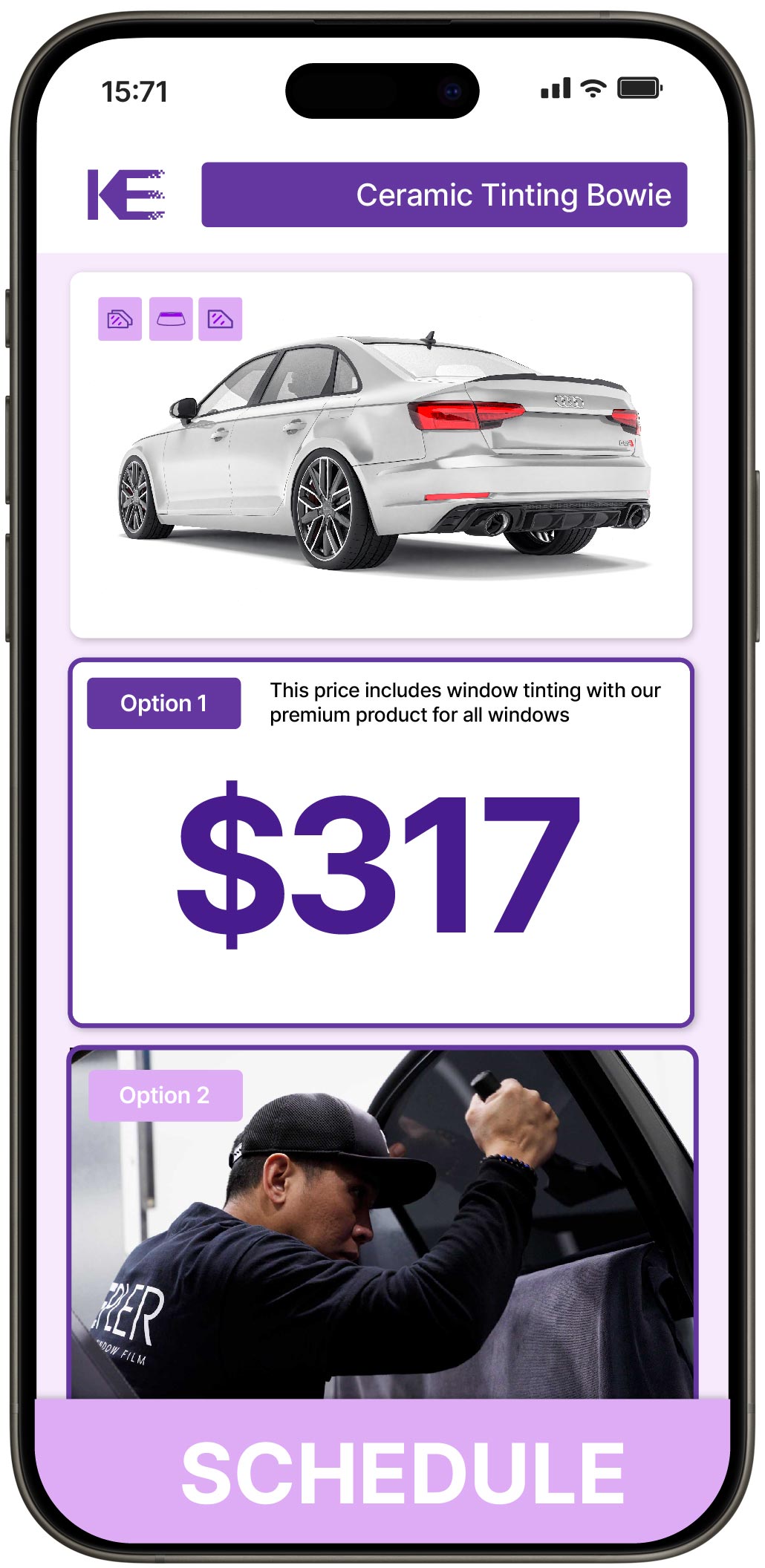 View Affordable Ceramic Window Tinting Rates in Bowie, Maryland