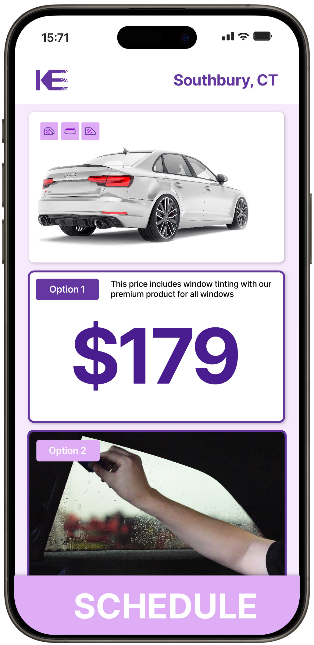 View Affordable Car Window Tinting Prices in Southbury, Connecticut