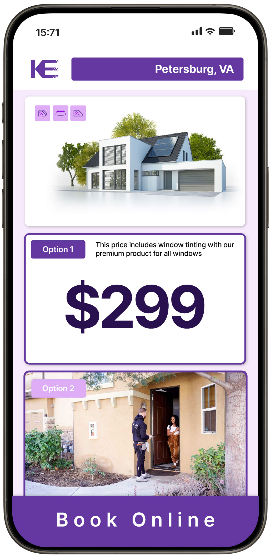 View Competitive Home Window Tinting Costs in Petersburg, Virginia