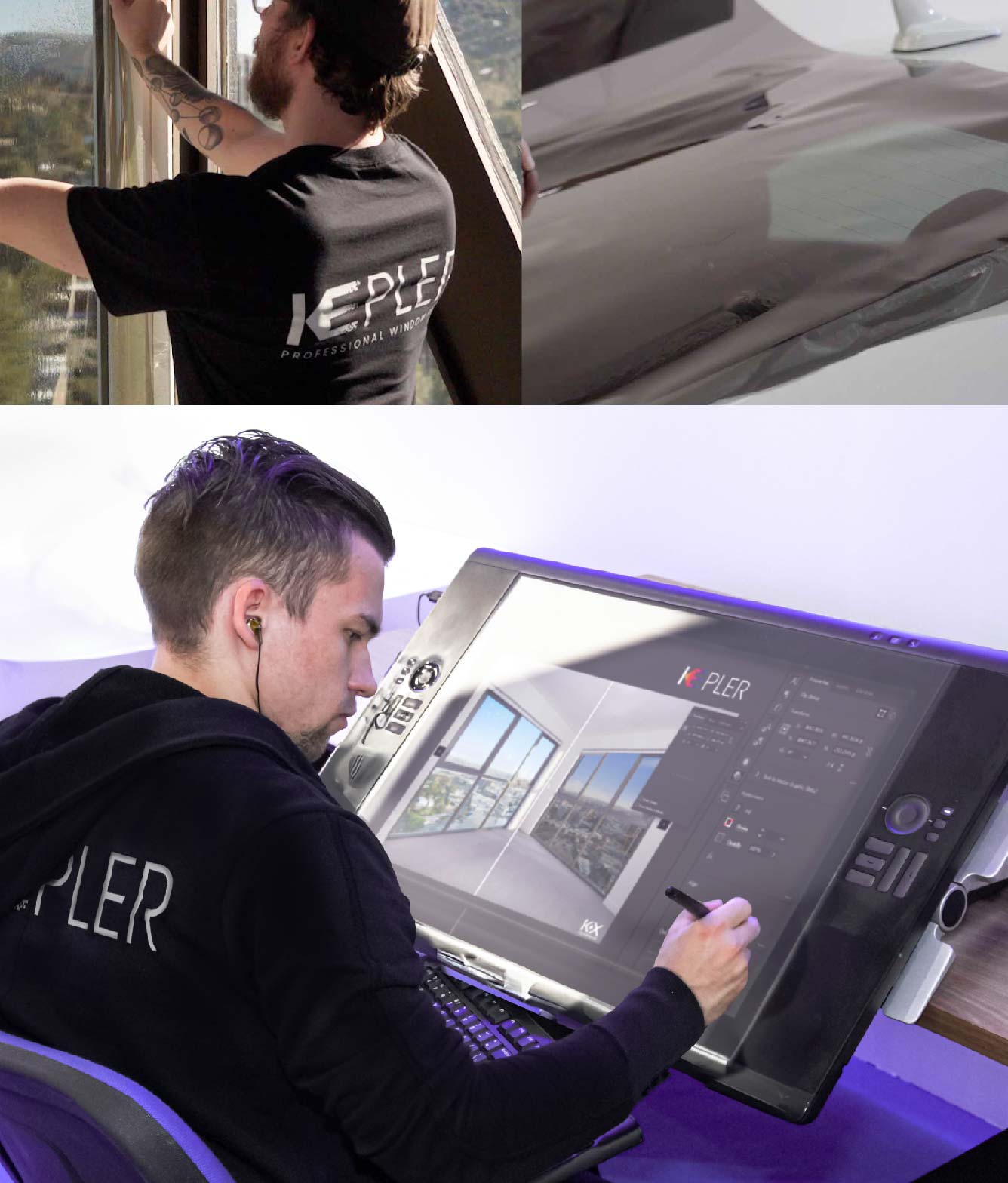 Kepler Specialist Performing Commercial Window Tinting in Wenatchee Wenatchee