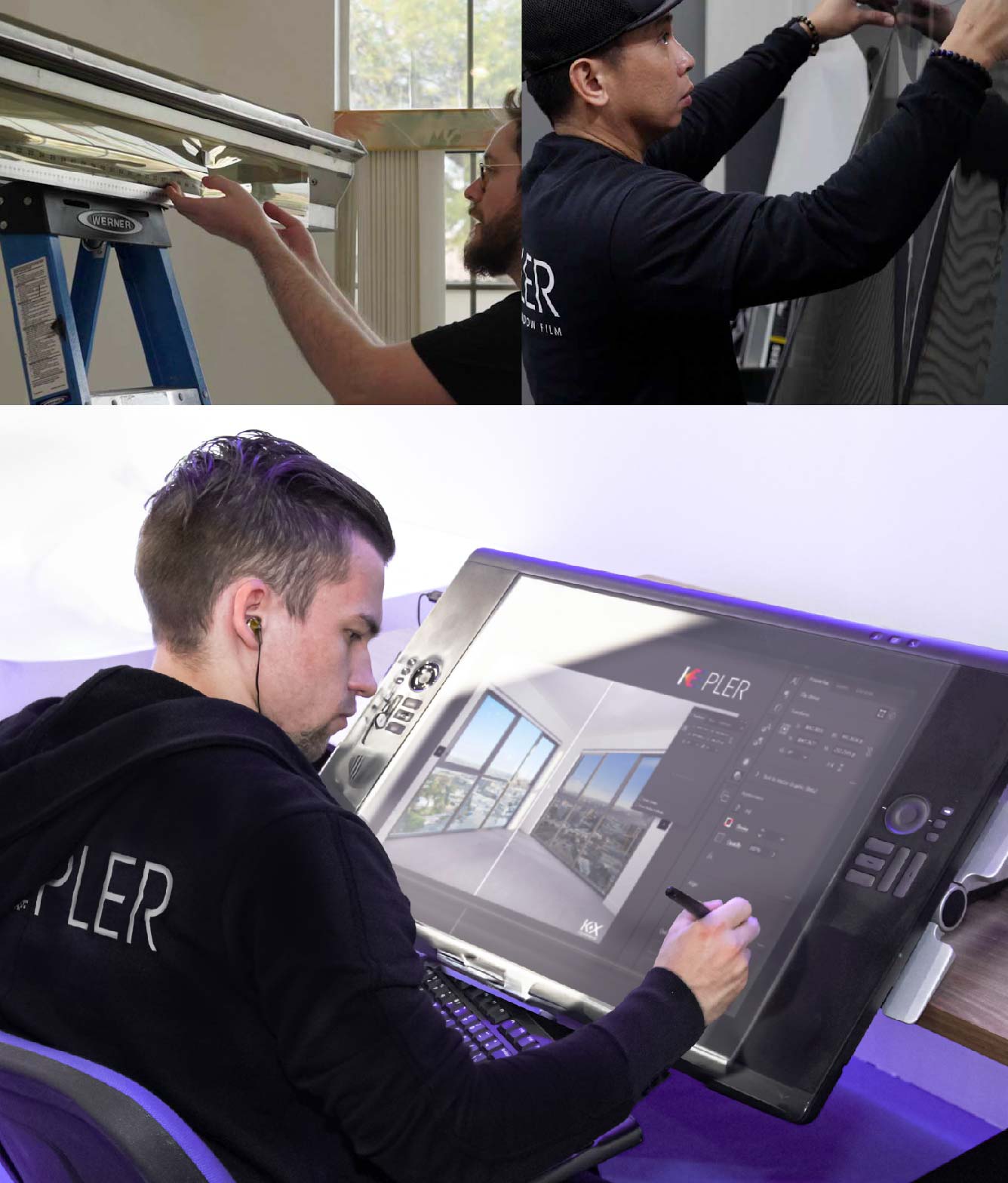 Kepler Specialist Performing Commercial Window Tinting in Arlington Arlington