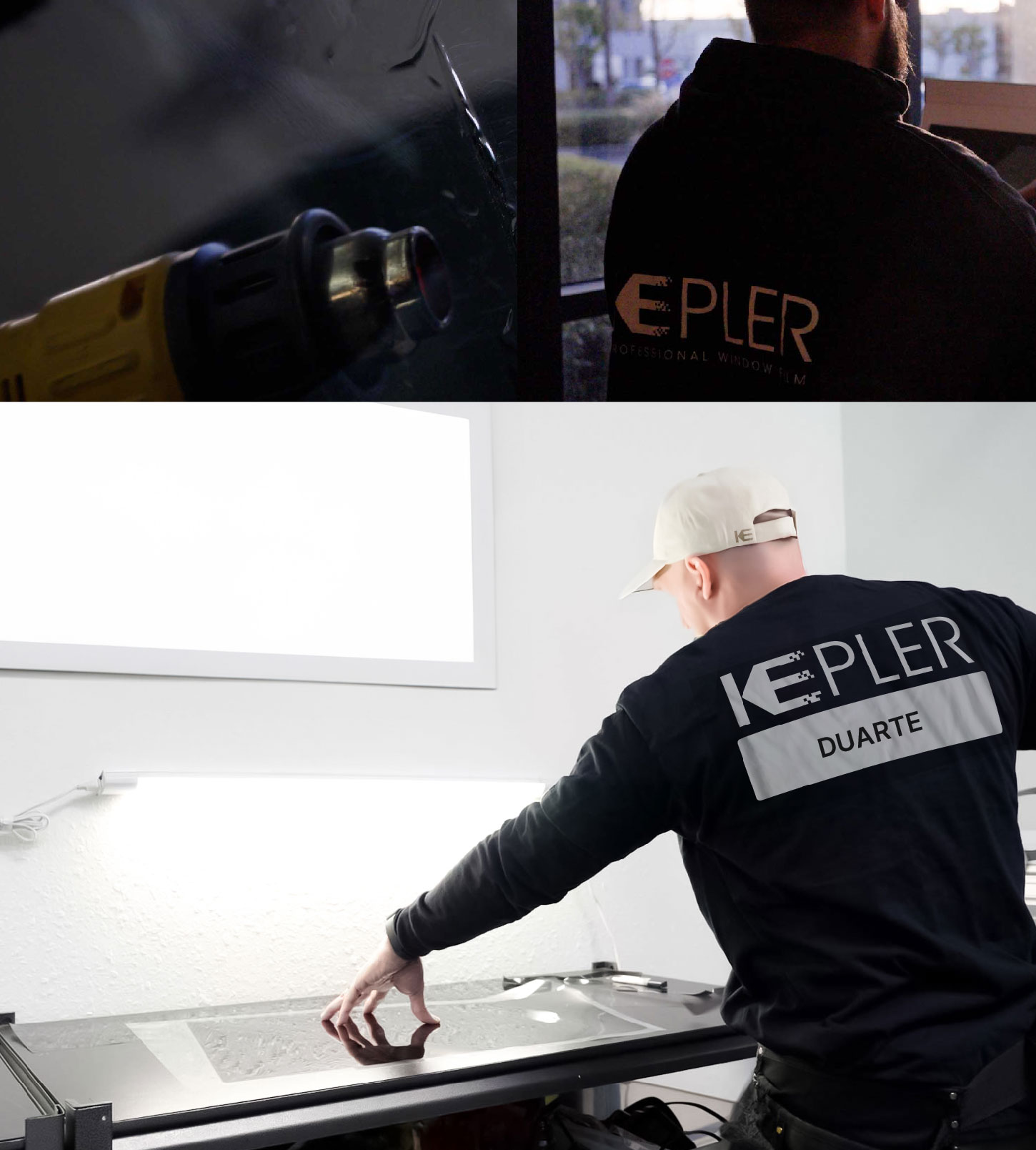 Window Tinting Specialist Cutting Film in Duarte, California