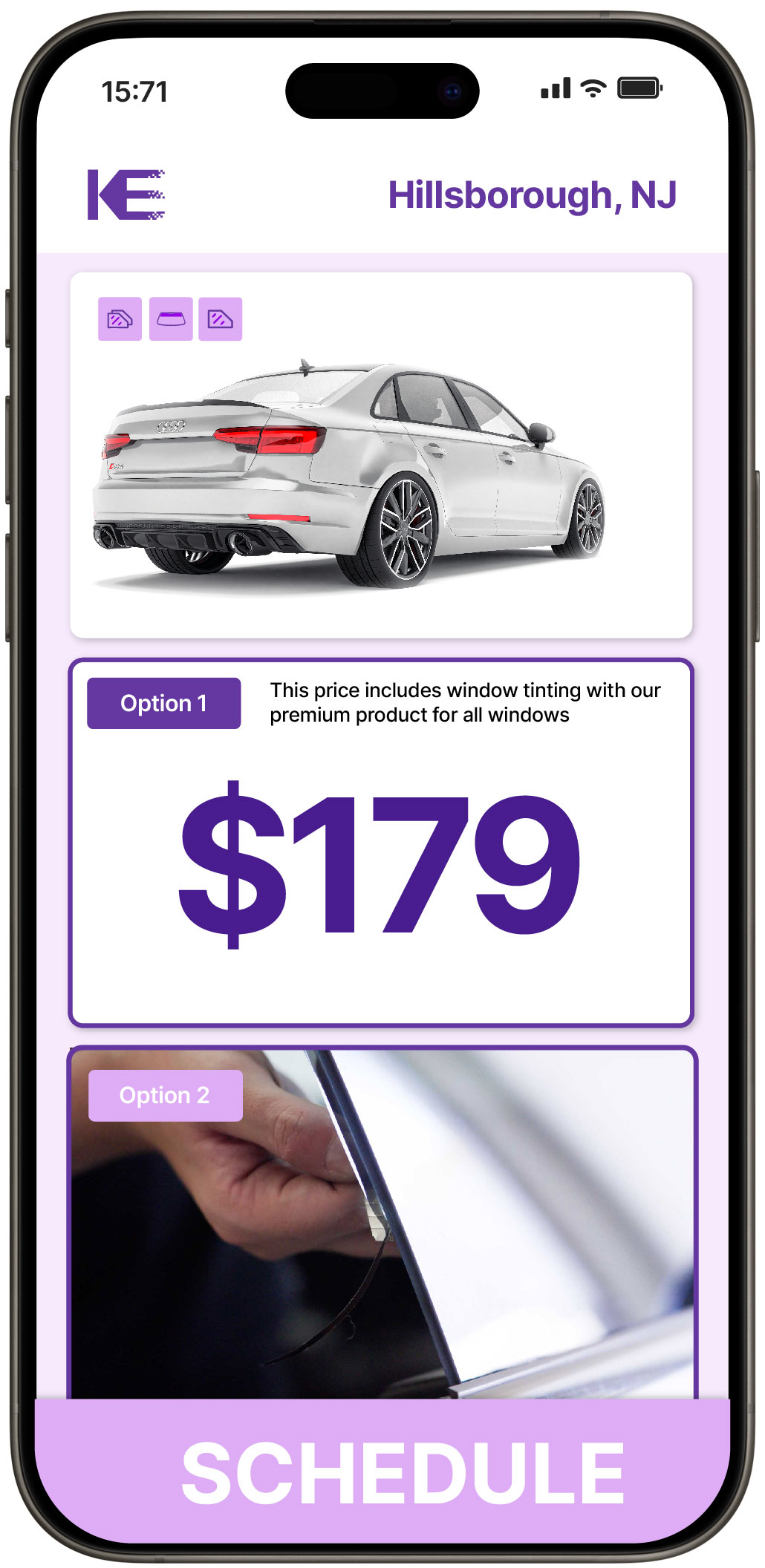 View Reasonable Car Window Tinting Prices in Hillsborough, New Jersey