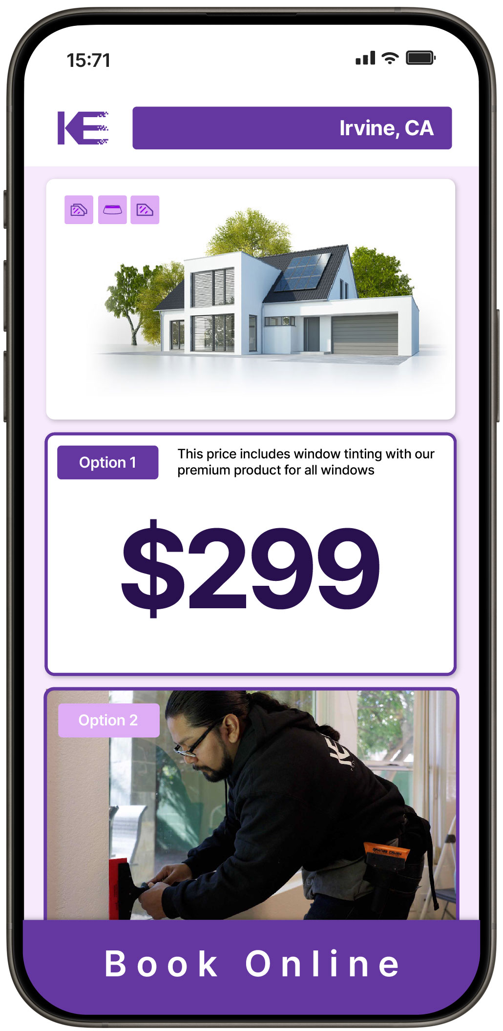 View Affordable Home Window Tinting Rates in Irvine, California