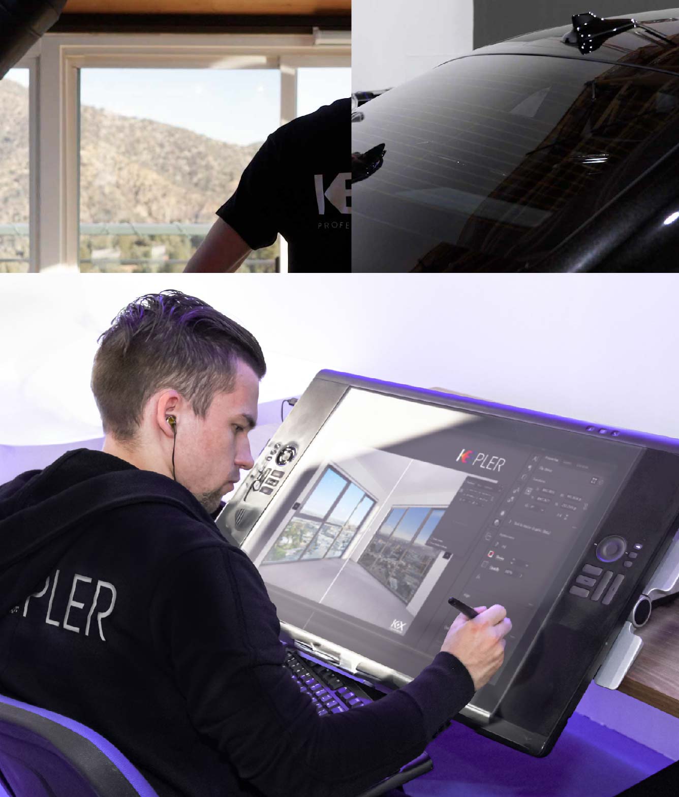 Kepler Specialist Performing Commercial Window Tinting in Alamo Alamo