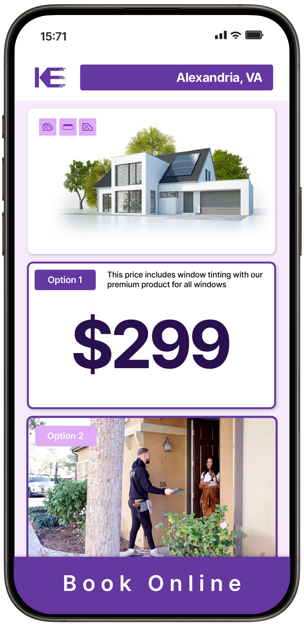 View Affordable Home Window Tinting Rates in Alexandria, Virginia