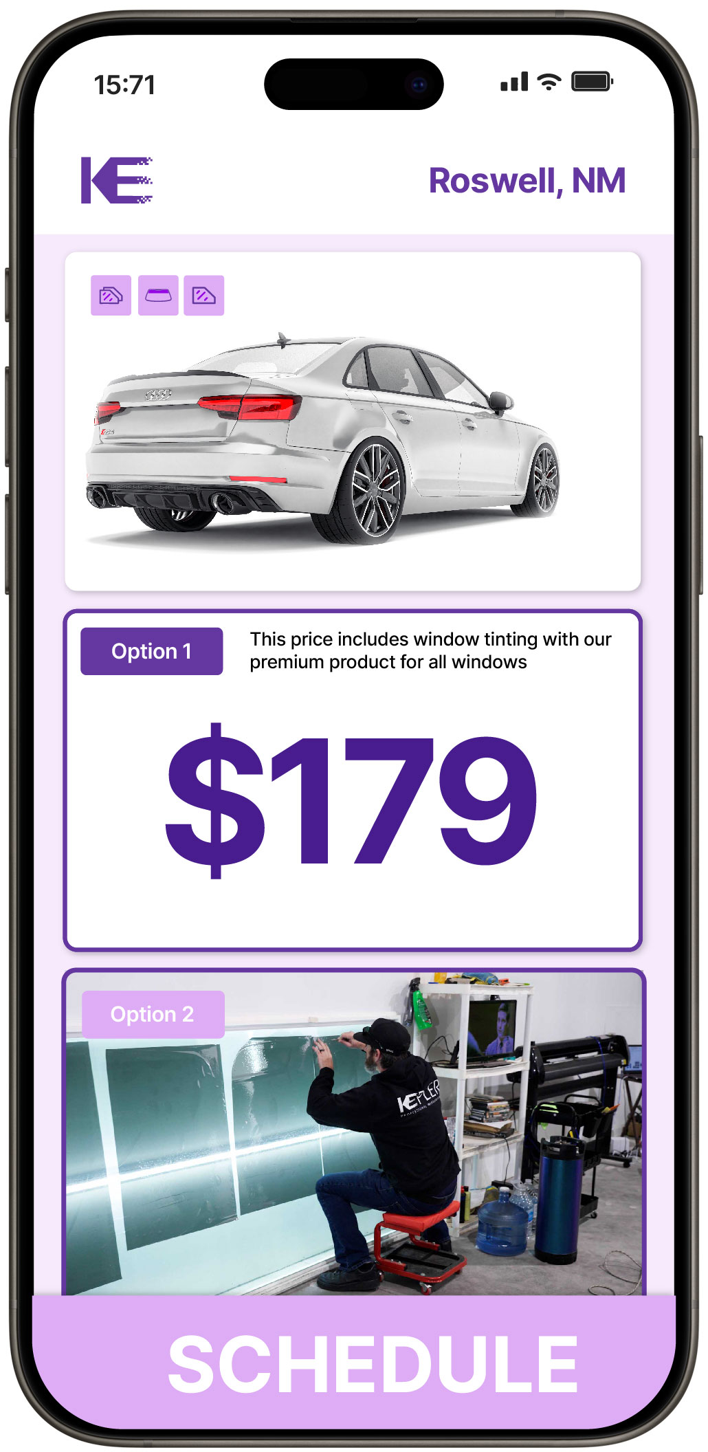 View Affordable Car Window Tinting Prices in Roswell, New Mexico