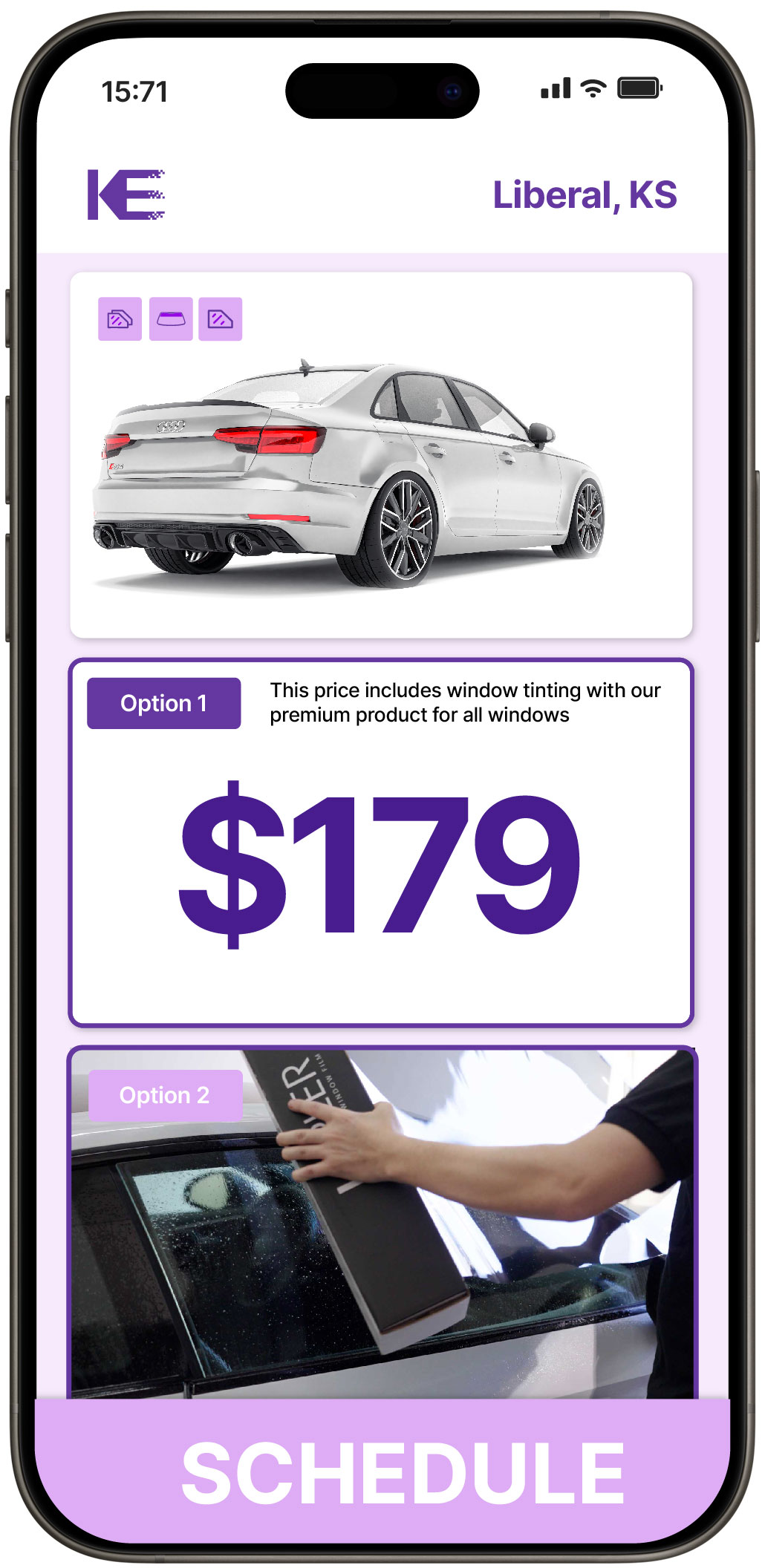 View Reasonable Car Window Tinting Prices in Liberal, Kansas