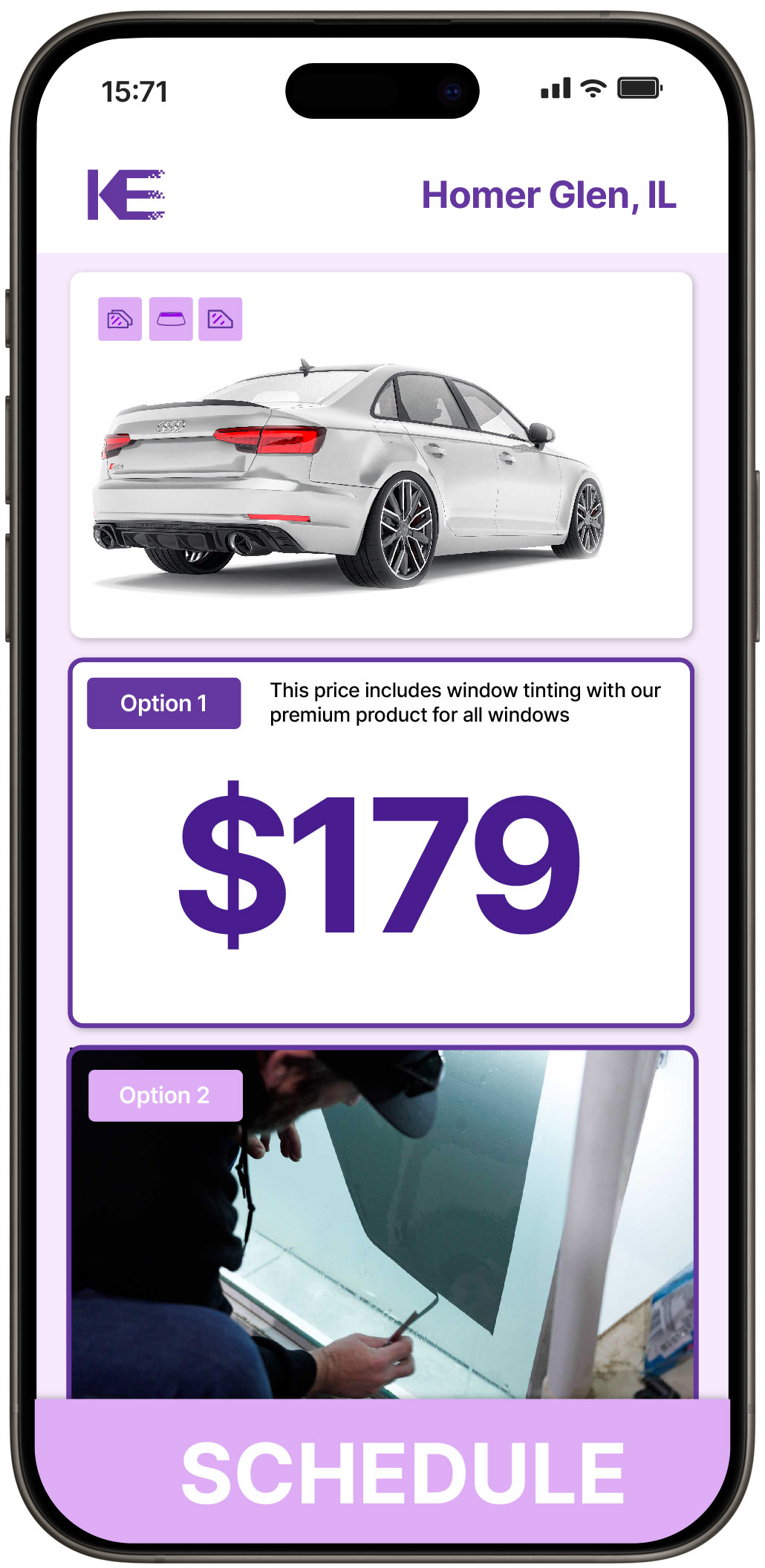View Reasonable Car Window Tinting Rates in Homer Glen, Illinois