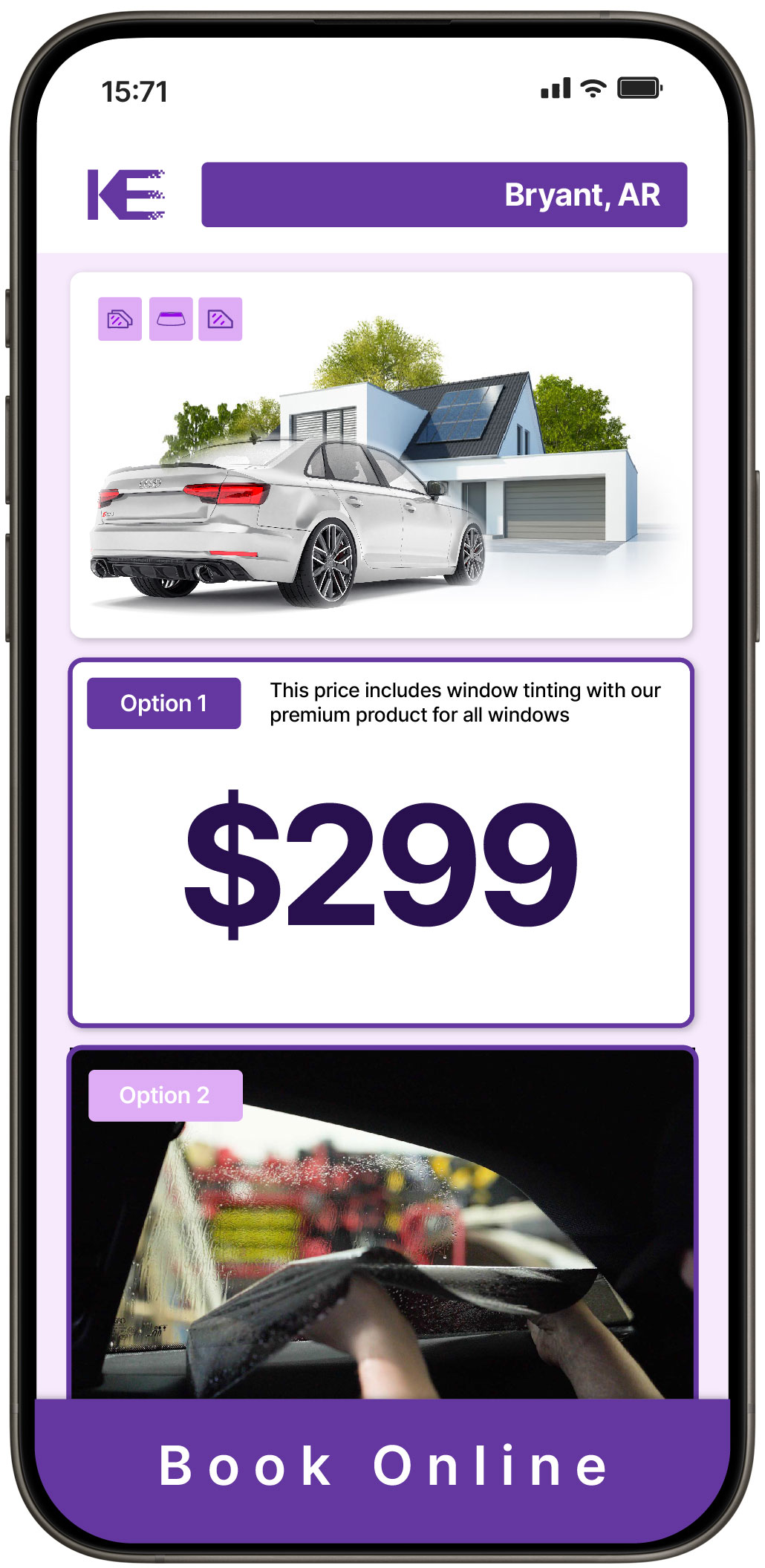 View Competitive Tesla Window Tinting Prices in Jonesboro, Arkansas