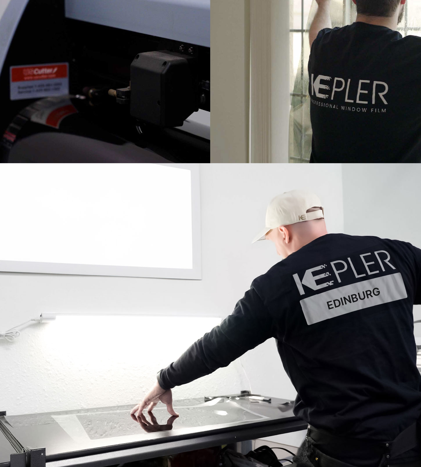 Window Tinting Specialist Cutting Film in Edinburg, Texas