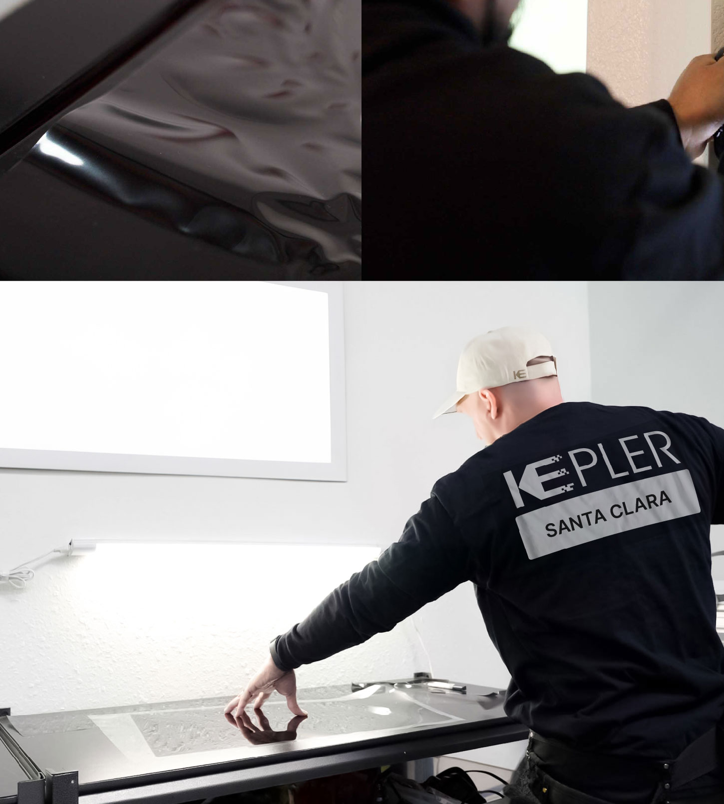 Window Tinting Specialist Cutting Film in Santa Clara, California
