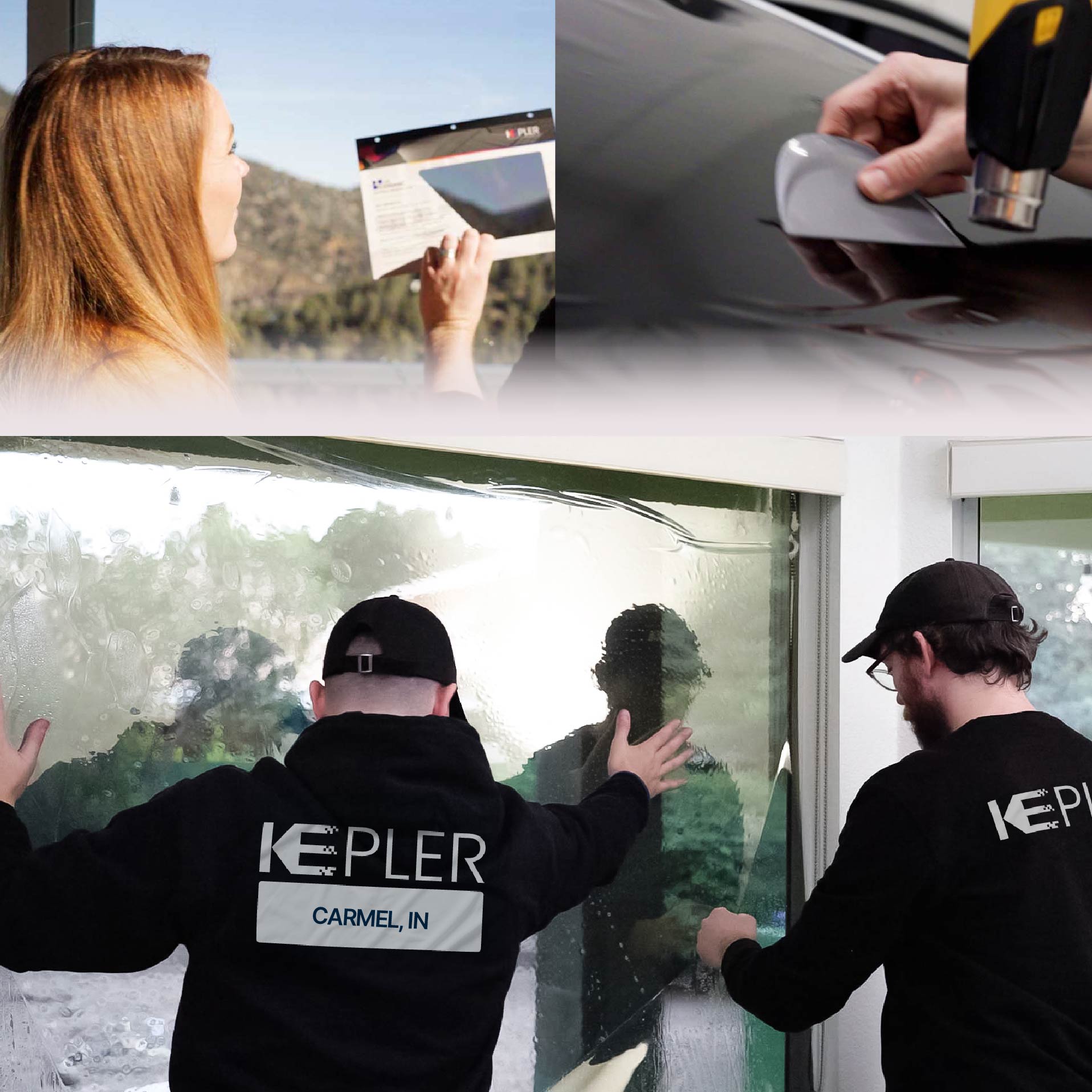 Kepler Specialist Performing Commercial Window Tinting in Carmel Carmel