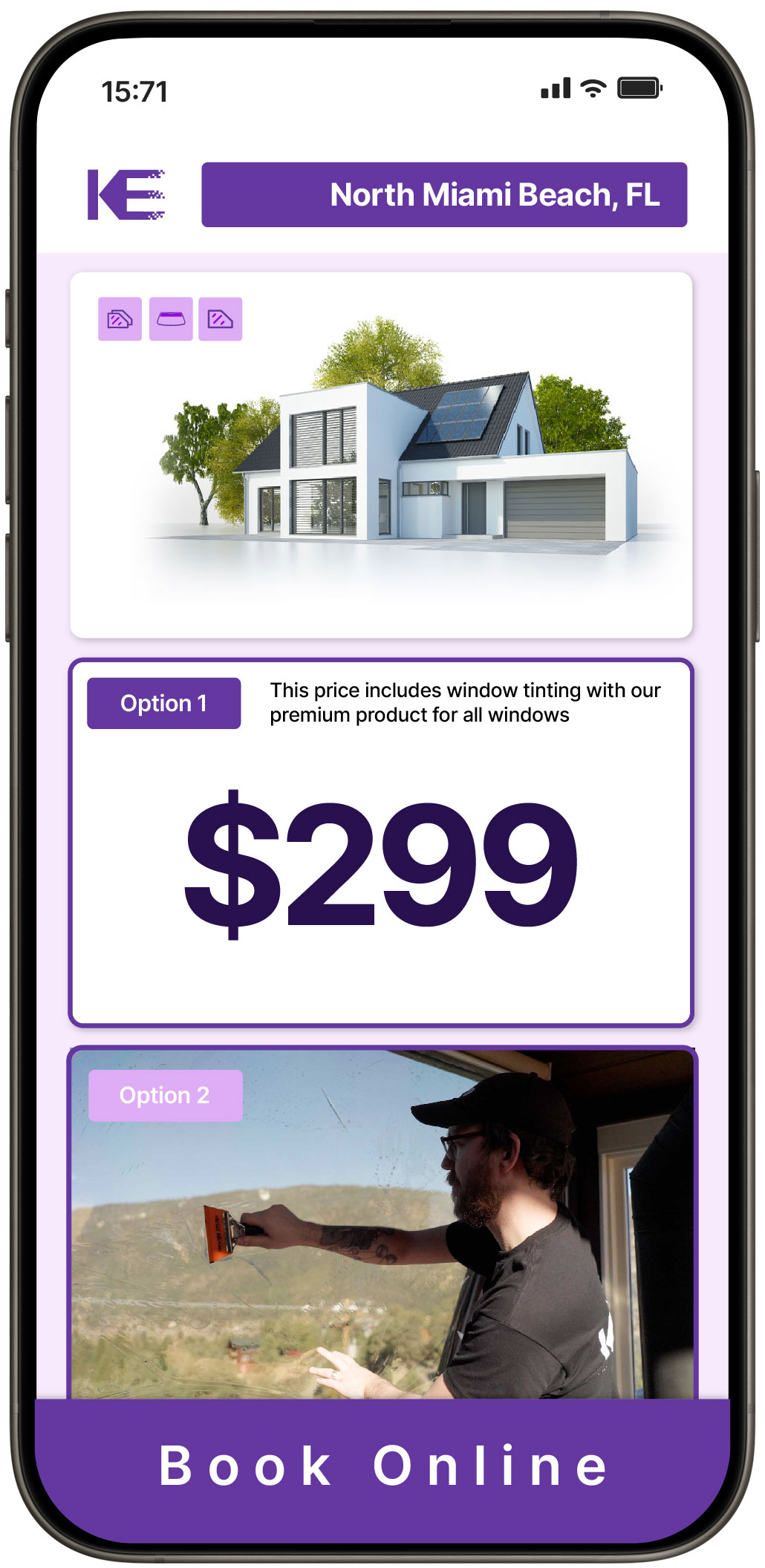 View Competitive Home Window Tinting Rates in North Miami Beach, Florida