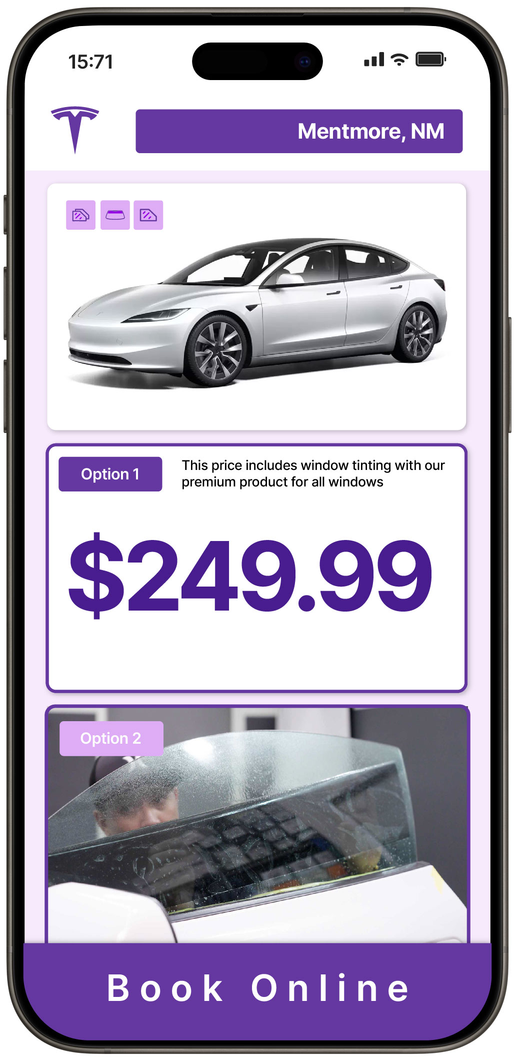 View Reasonable Tesla Window Tinting Prices in Los Lunas, New Mexico