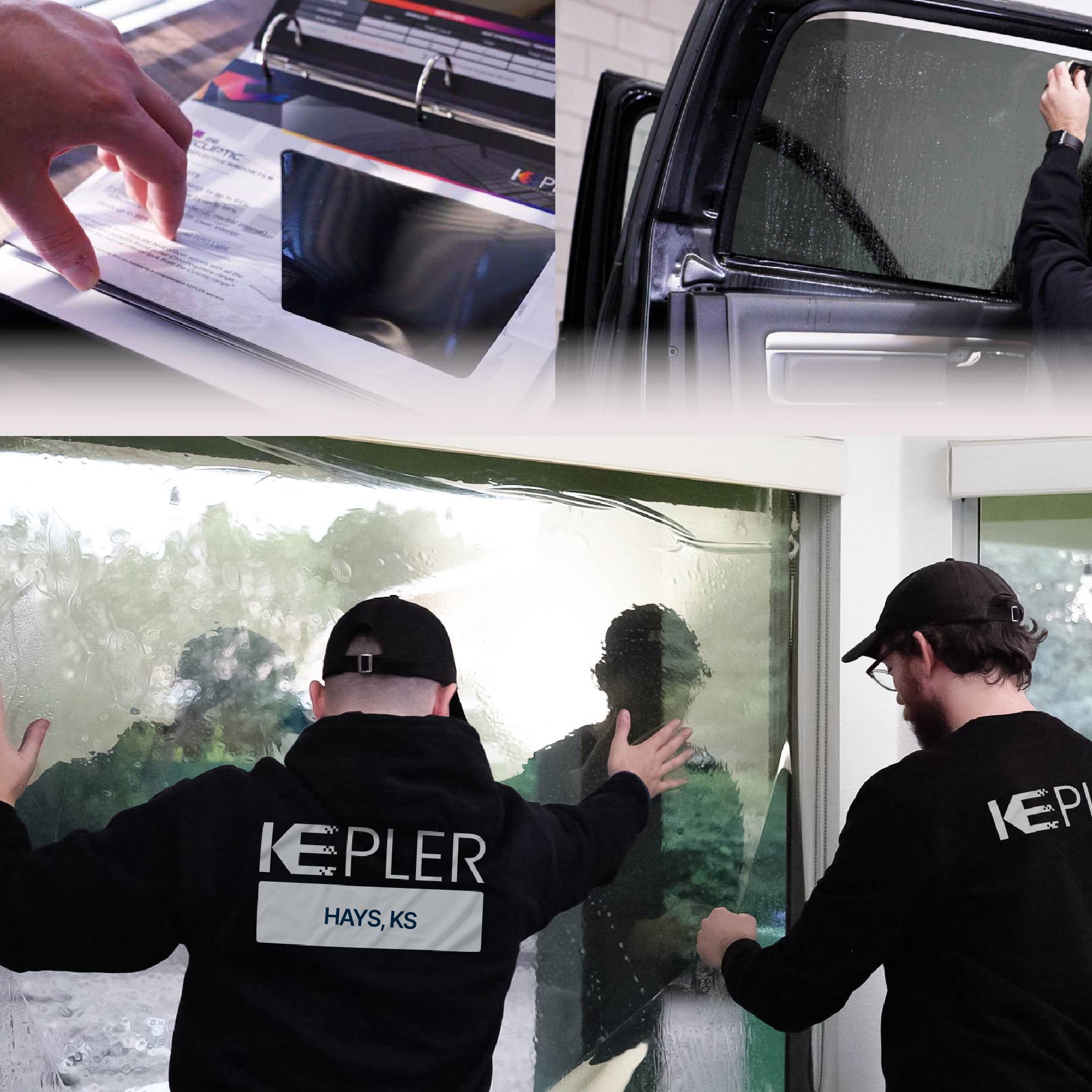 Kepler Specialist Performing Commercial Window Tinting in Hays Hays