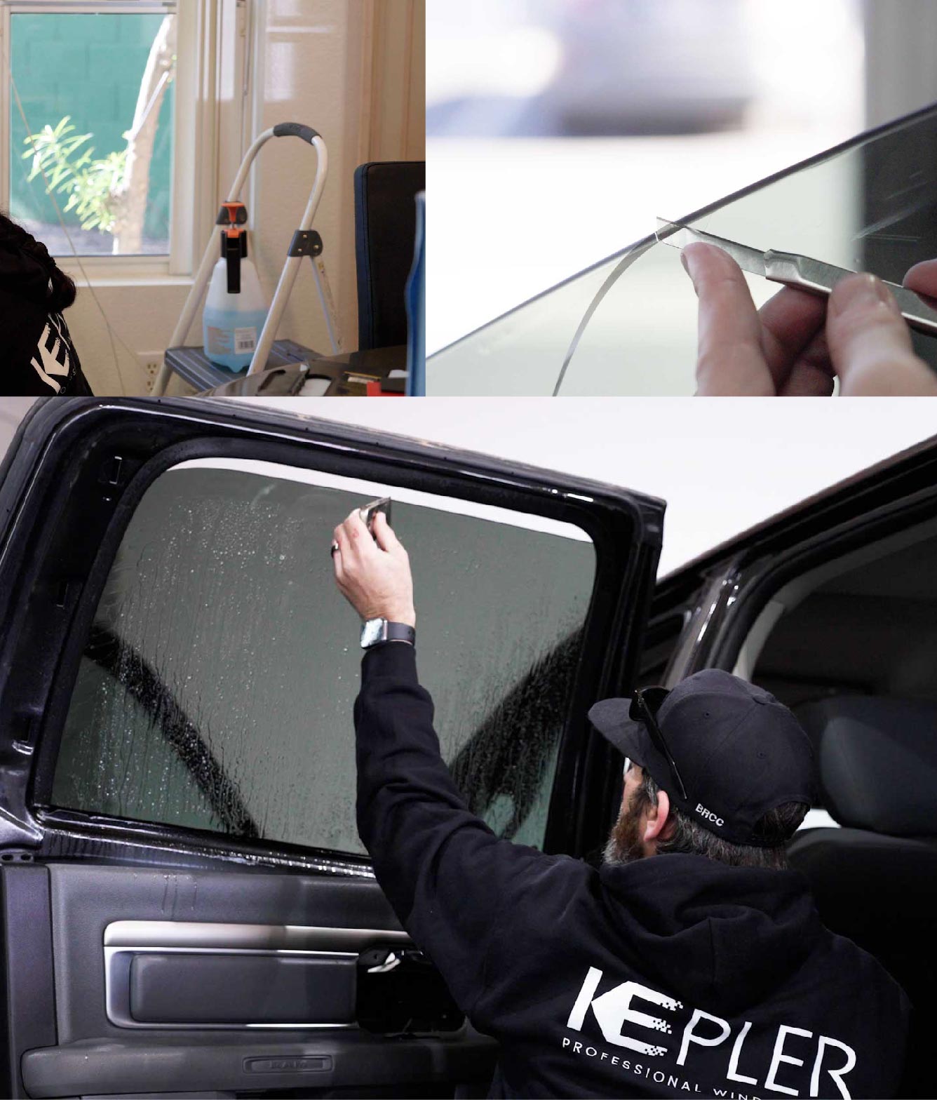 Kepler Window Tinting Specialists at Work in Belleville, New Jersey