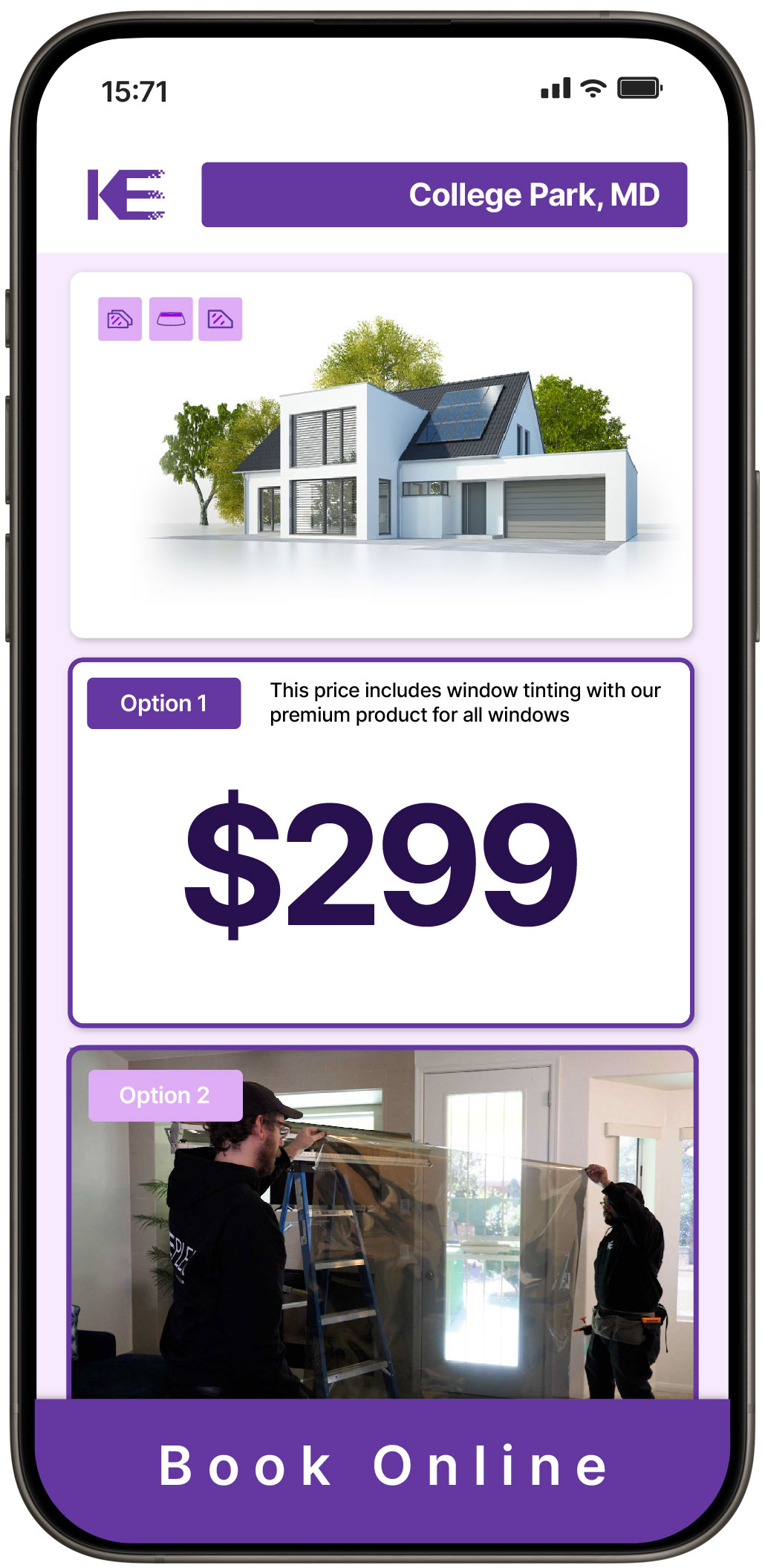 View Competitive Home Window Tinting Rates in College Park, Maryland