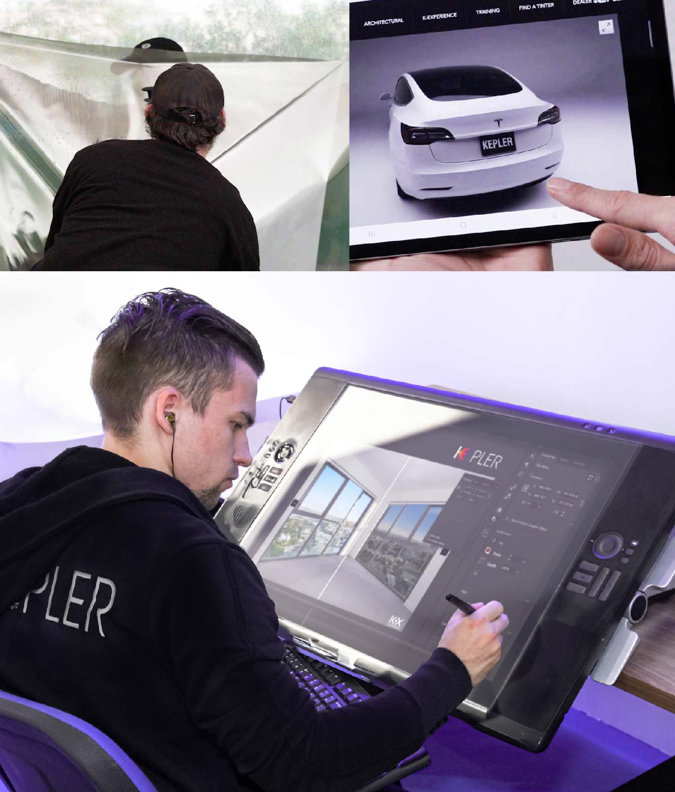 Kepler Specialist Performing Commercial Window Tinting in Silverdale Silverdale