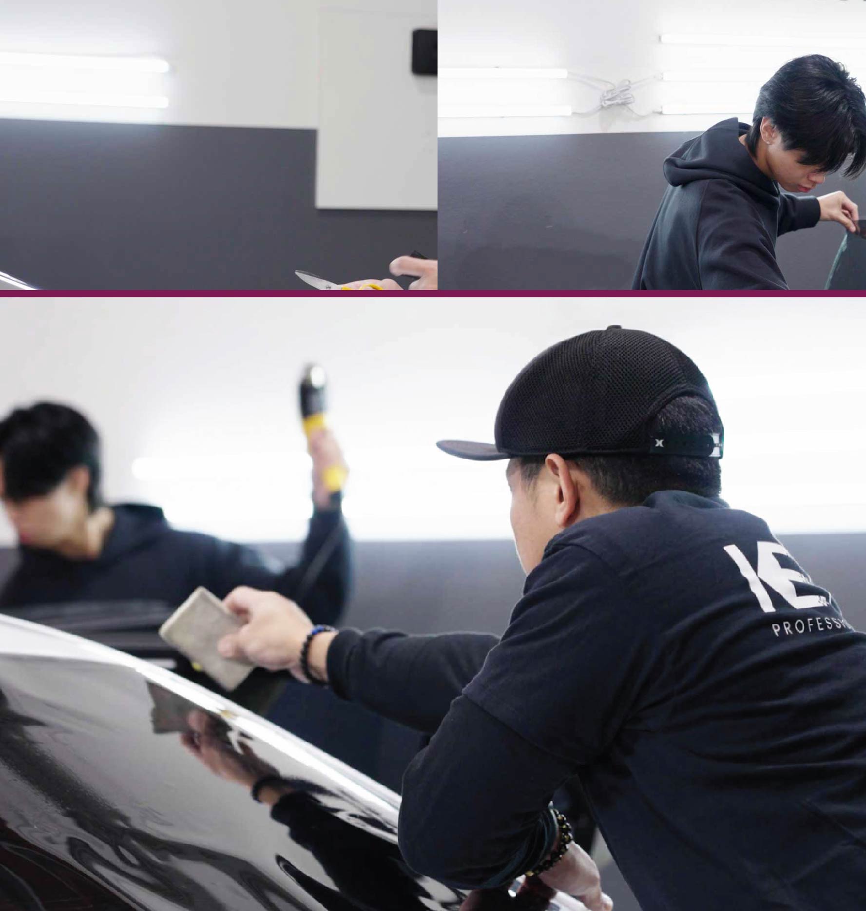 Car Window Tinting Specialists at Work in Michigan