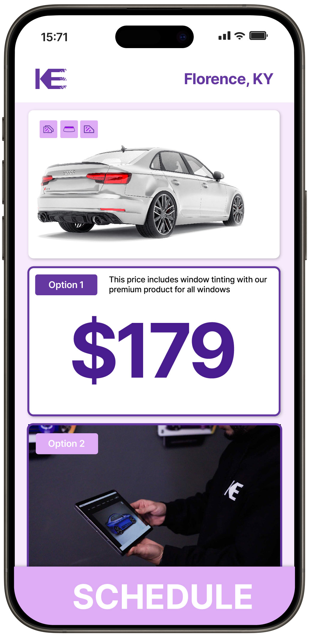 View Affordable Car Window Tinting Rates in Florence, Kentucky