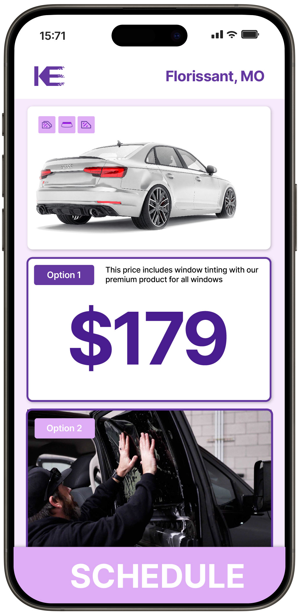 View Reasonable Car Window Tinting Prices in Florissant, Missouri