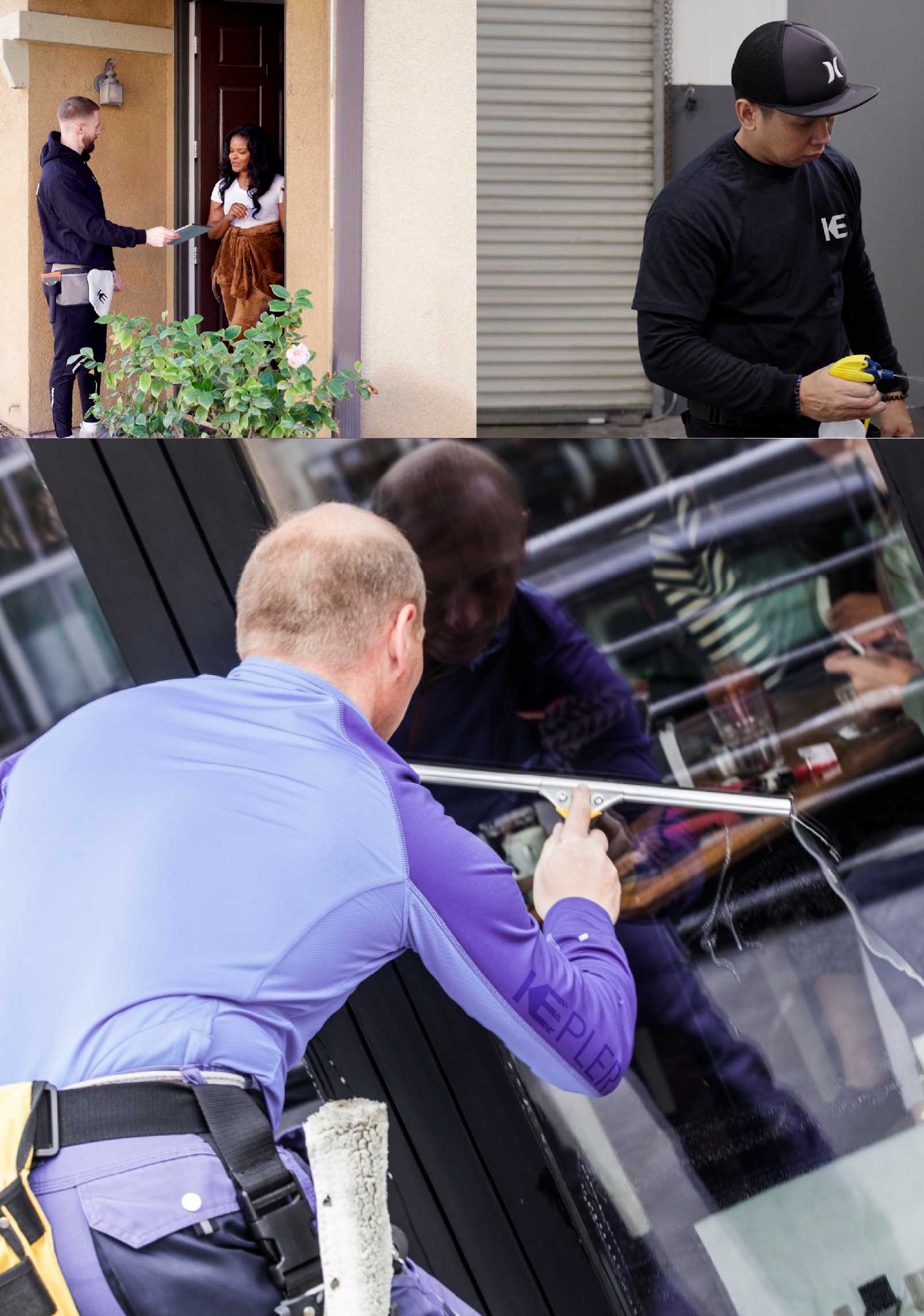 Kepler Expert Applying Anti-Graffiti Window Film to a Alamogordo Shop Front