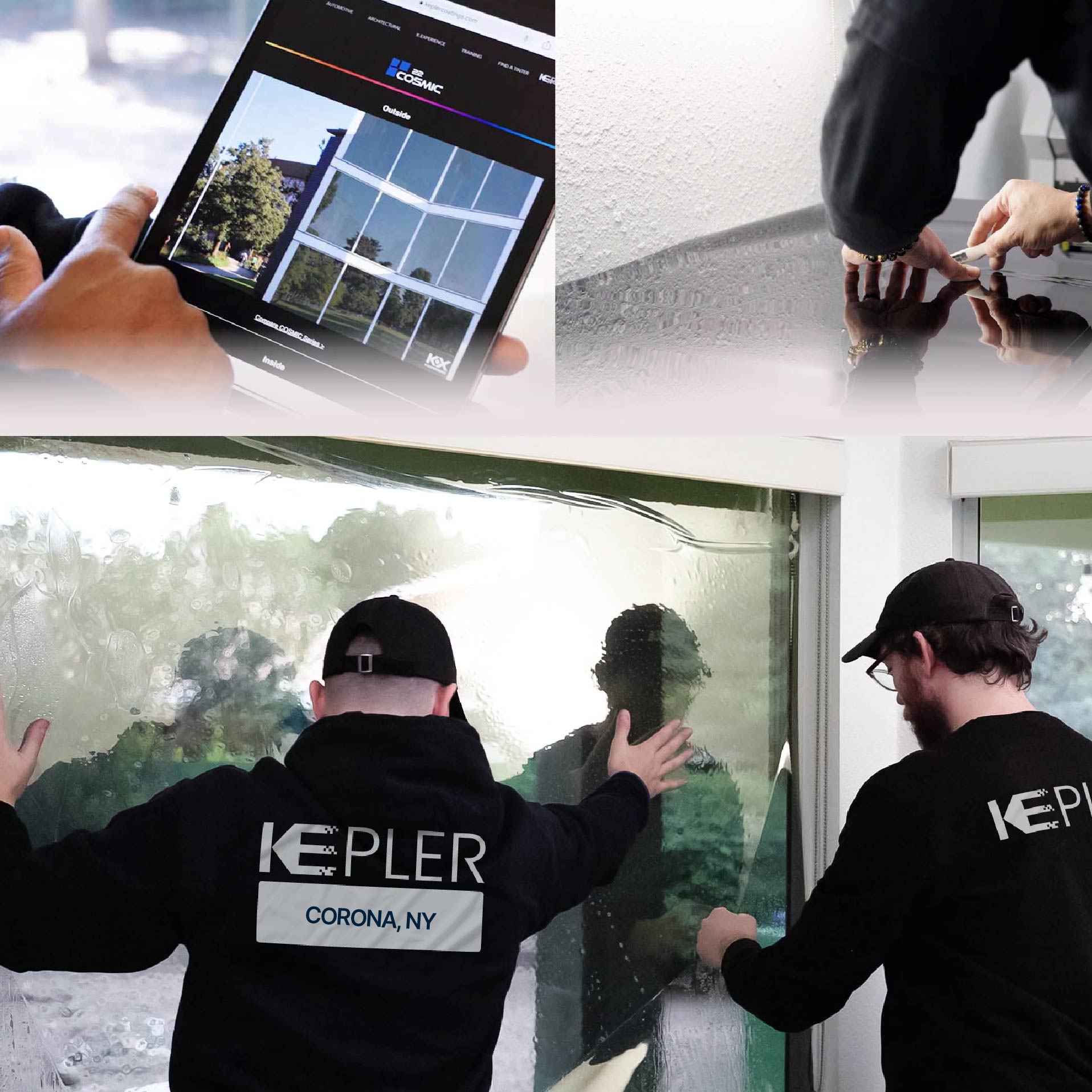 Kepler Specialist Performing Commercial Window Tinting in Corona Corona