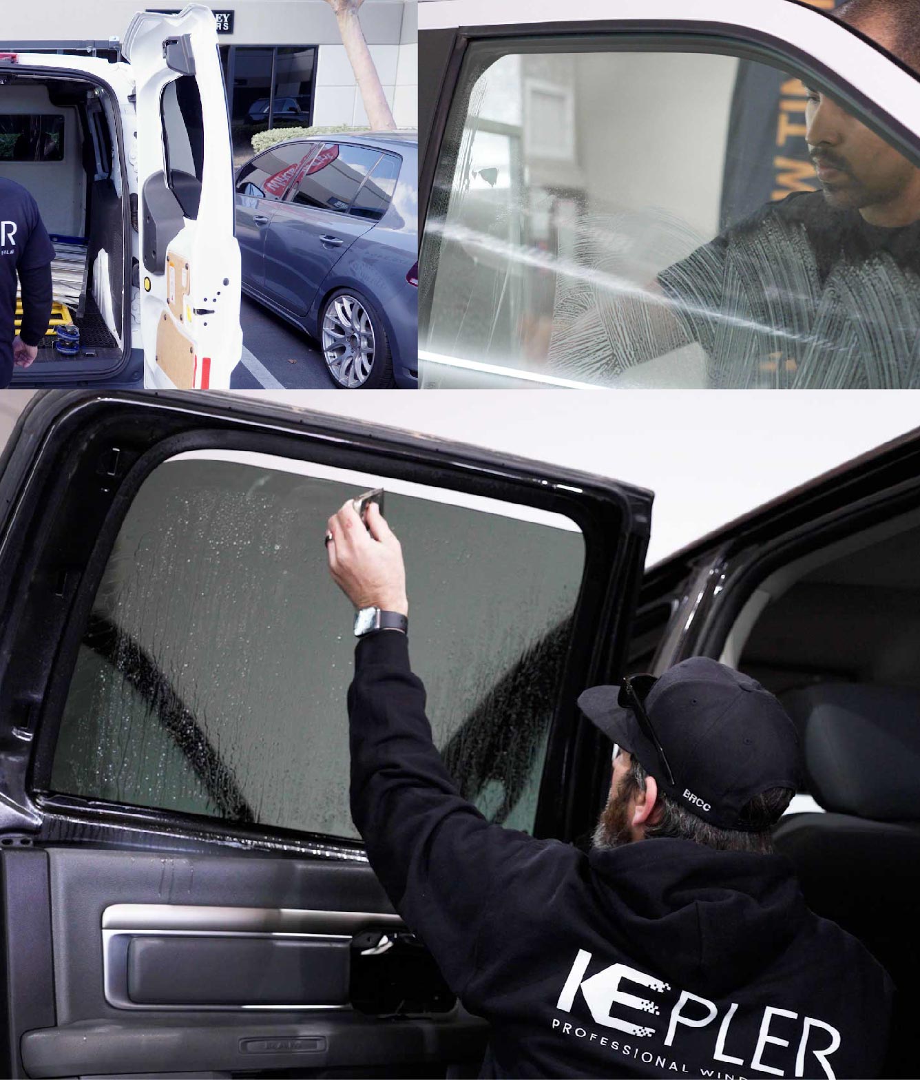 Kepler Window Tinting Specialists at Work in Upper Darby, Pennsylvania