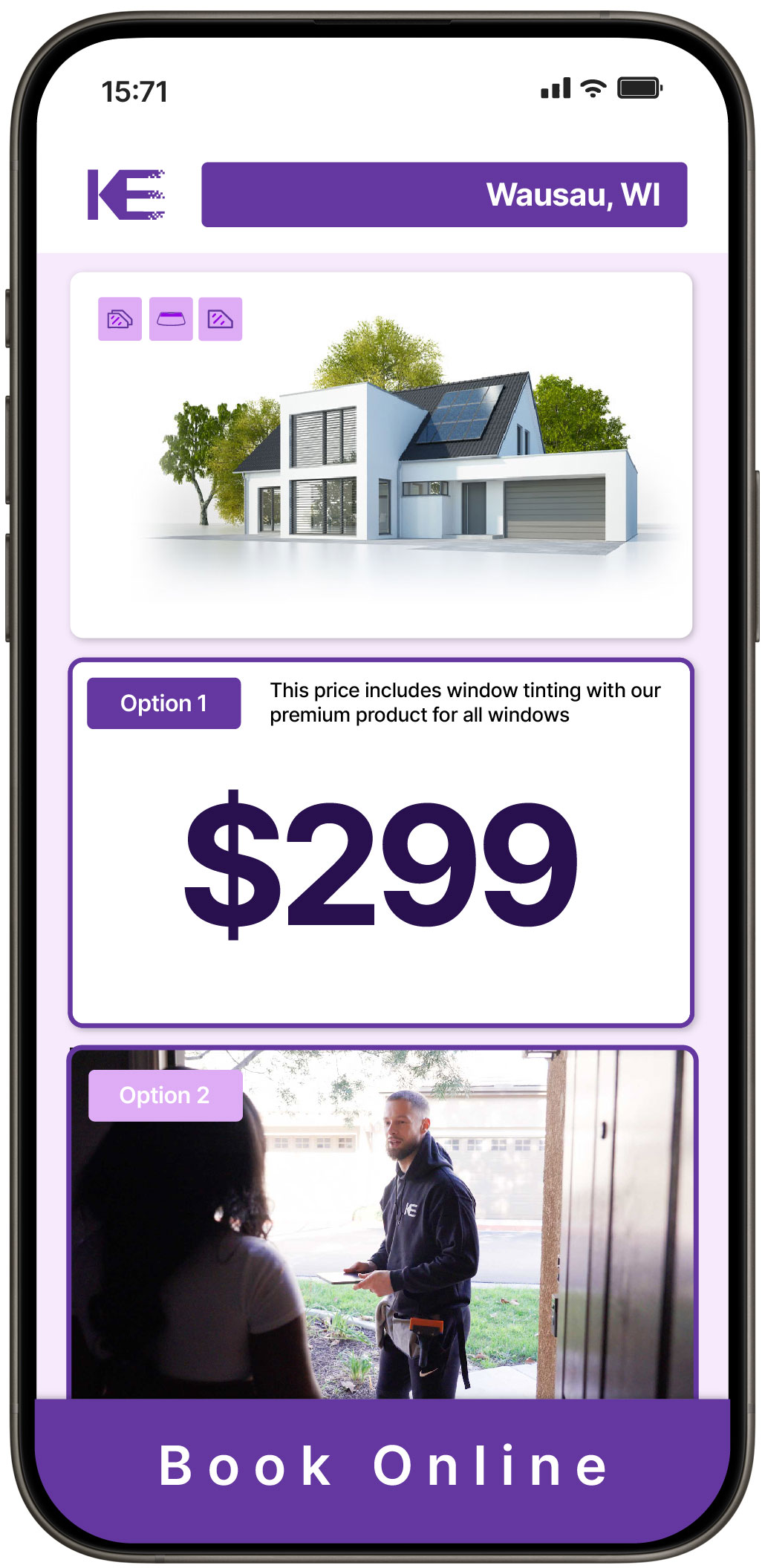 View Competitive Home Window Tinting Prices in Wausau, Wisconsin