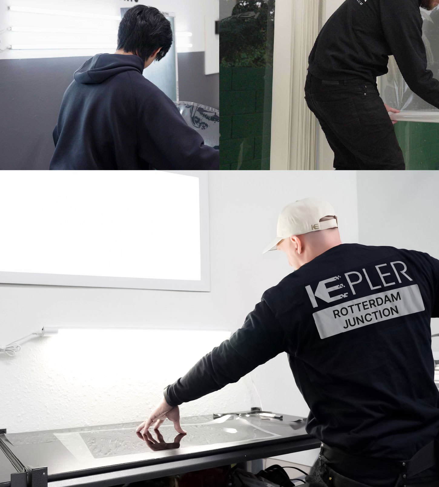 Window Tinting Specialist Cutting Film in Rotterdam Junction, New York