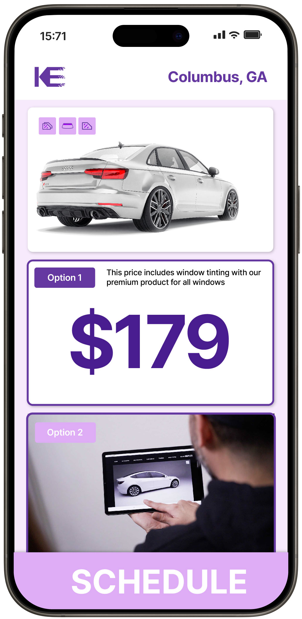 View Competitive Car Window Tinting Prices in Columbus, Georgia