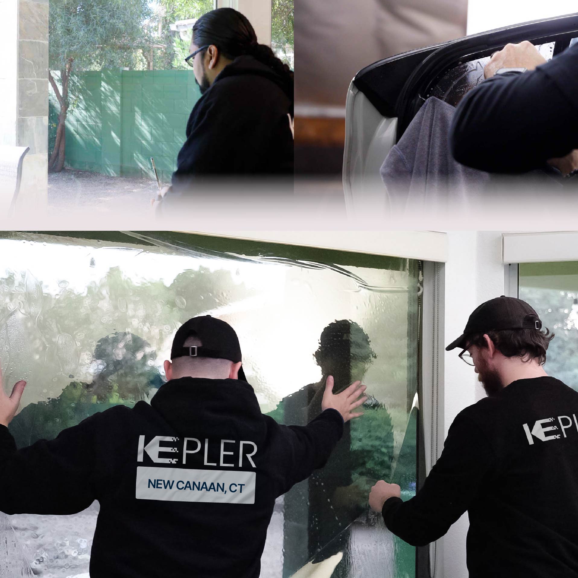 Kepler Specialist Performing Commercial Window Tinting in New Canaan New Canaan