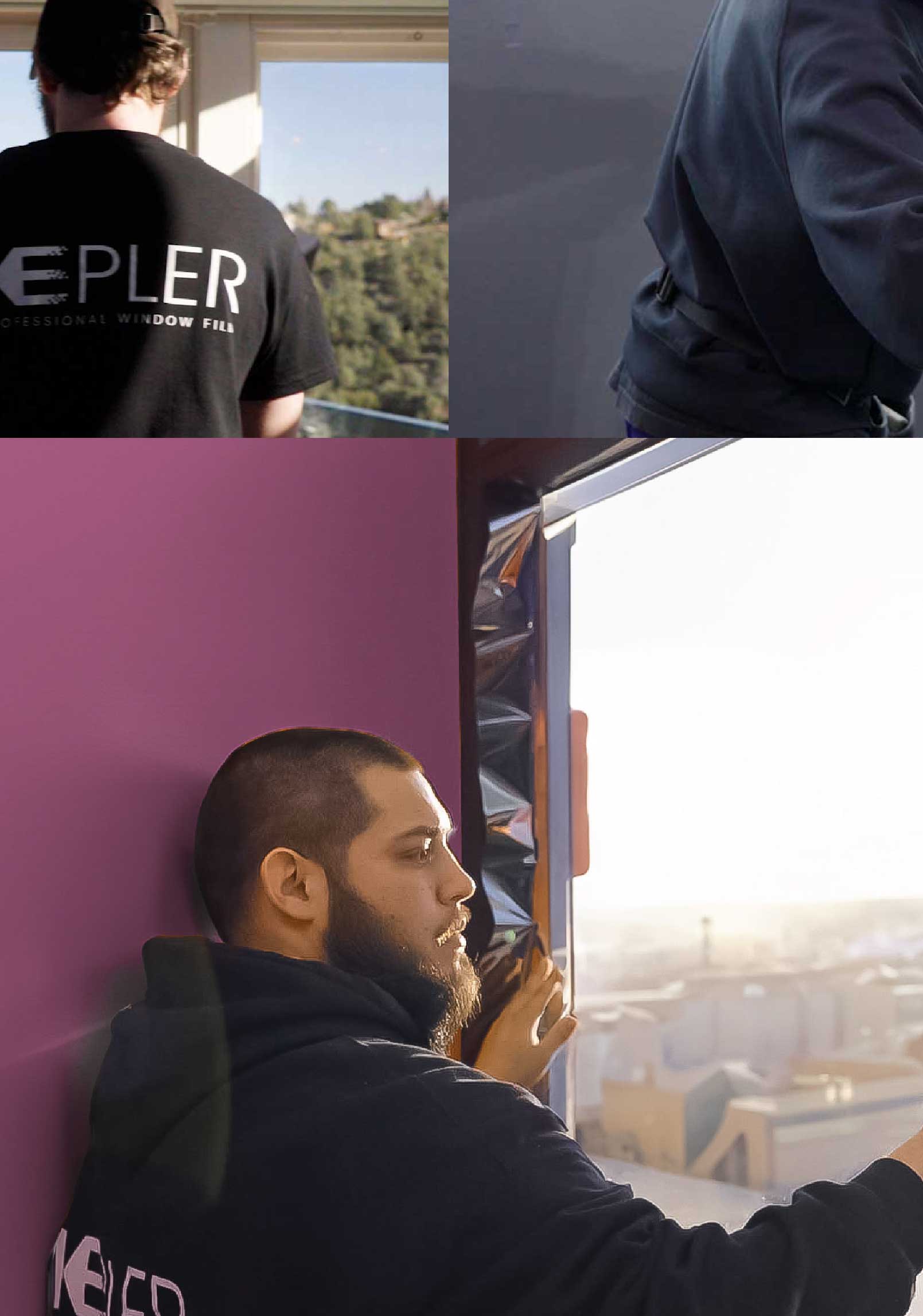 Kepler Specialist Installing Security Window Film in Hollister California