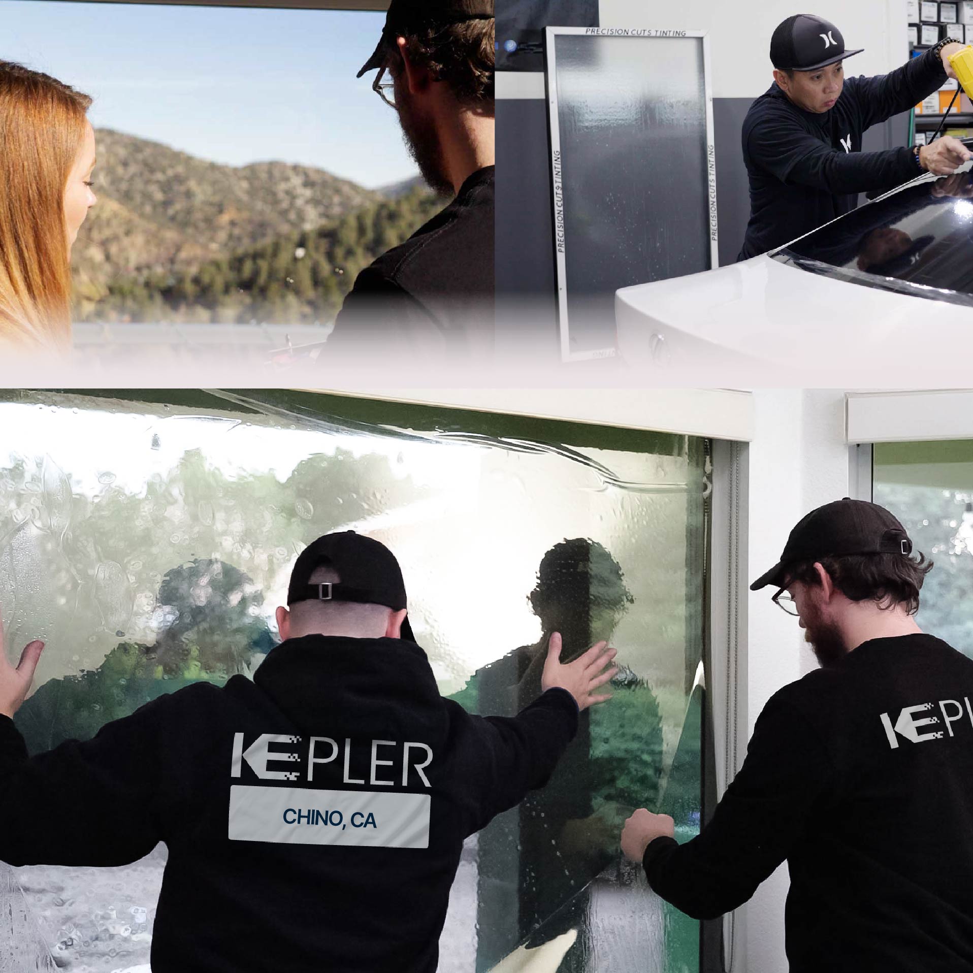 Kepler Specialist Performing Commercial Window Tinting in Chino Chino
