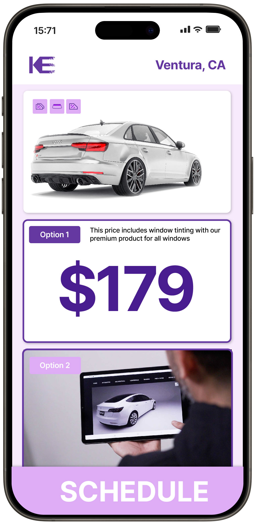 View Affordable Car Window Tinting Costs in Ventura, California