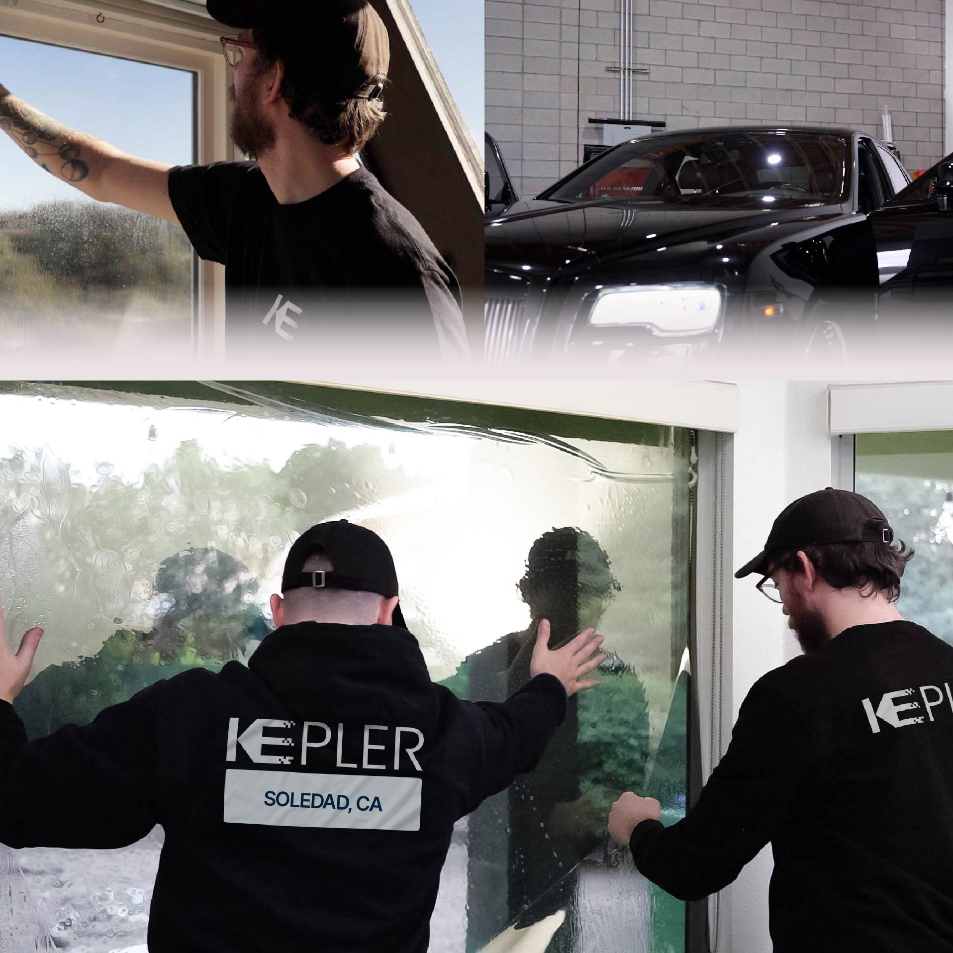 Kepler Specialist Performing Commercial Window Tinting in Soledad Soledad
