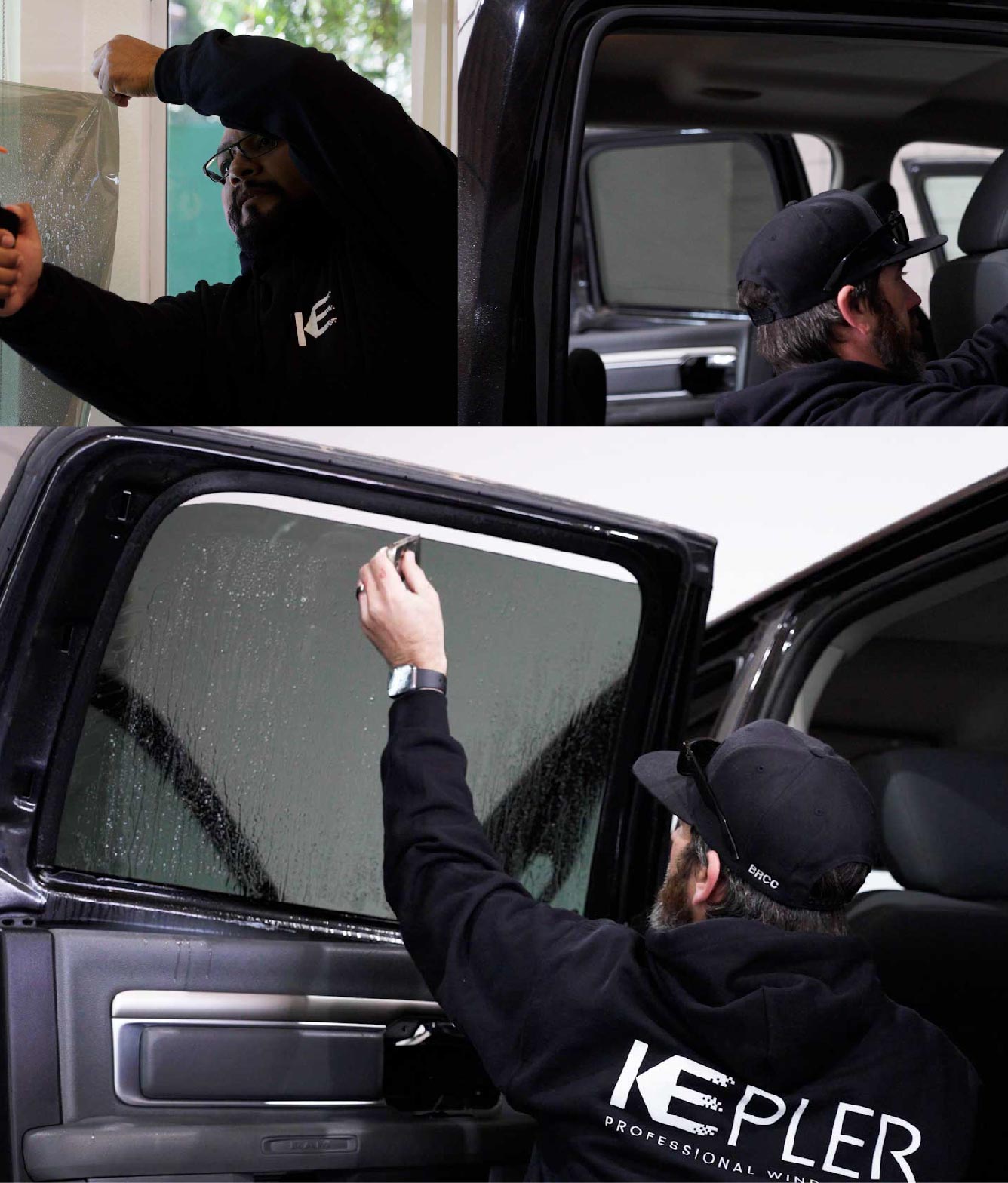 Kepler Window Tinting Specialists at Work in Havelock, North Carolina