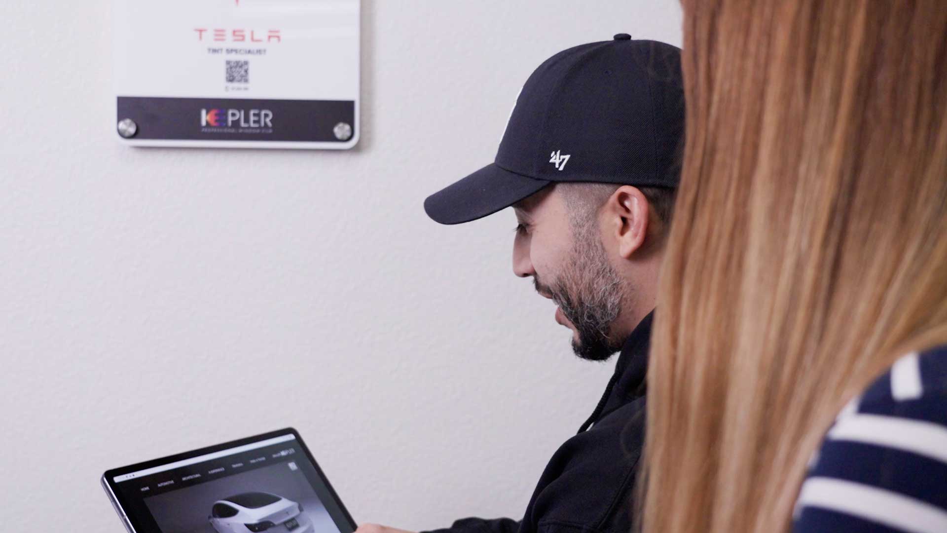Professional TESLA Glass Tint Consultation in Victorville