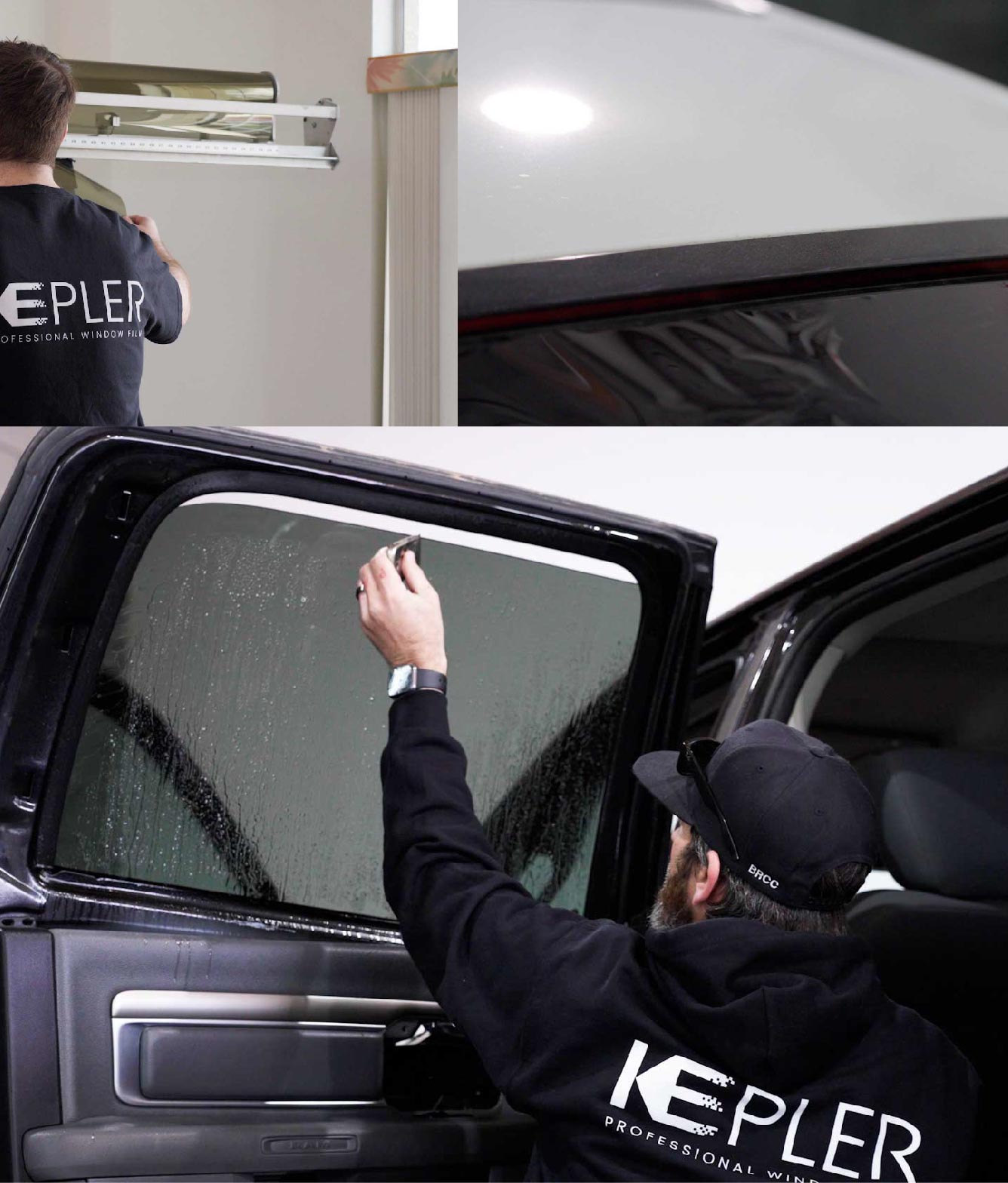 Kepler Window Tinting Specialists at Work in Oak Creek, Wisconsin