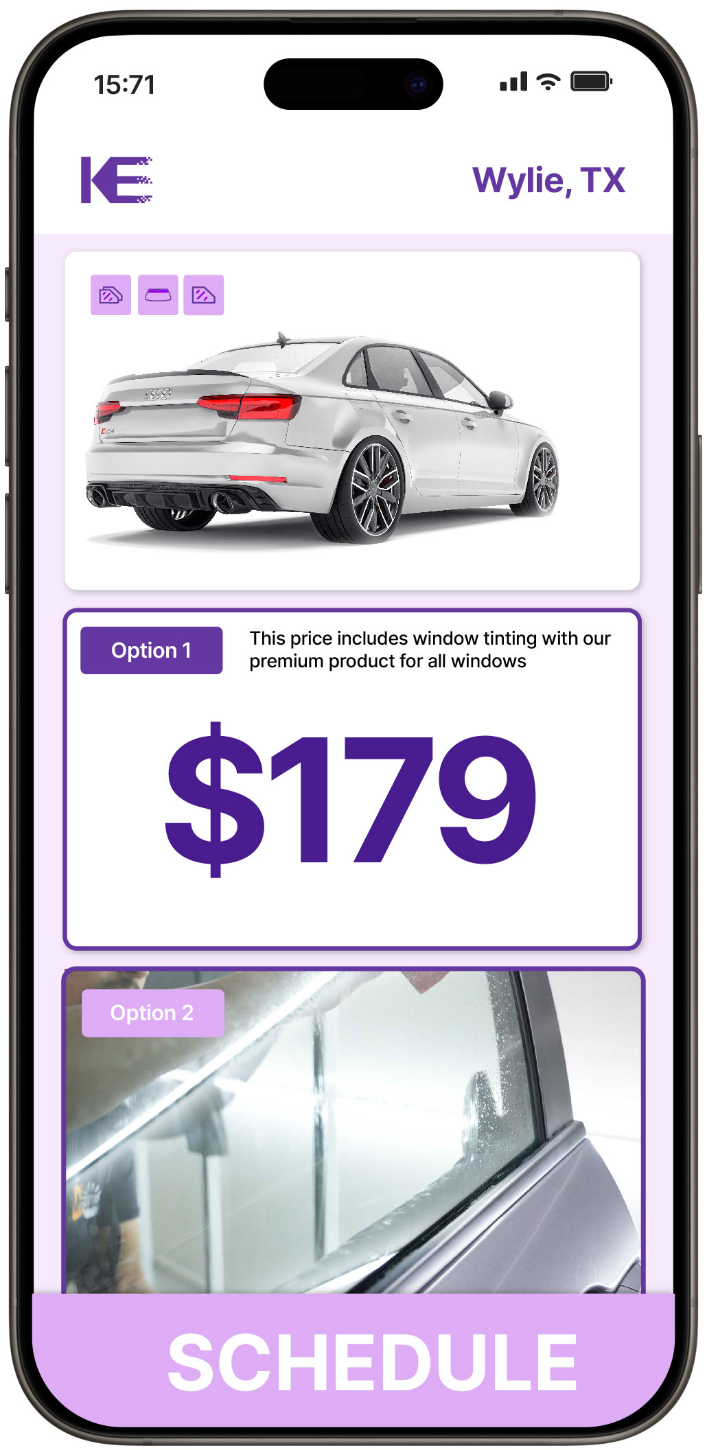 View Competitive Car Window Tinting Prices in Wylie, Texas