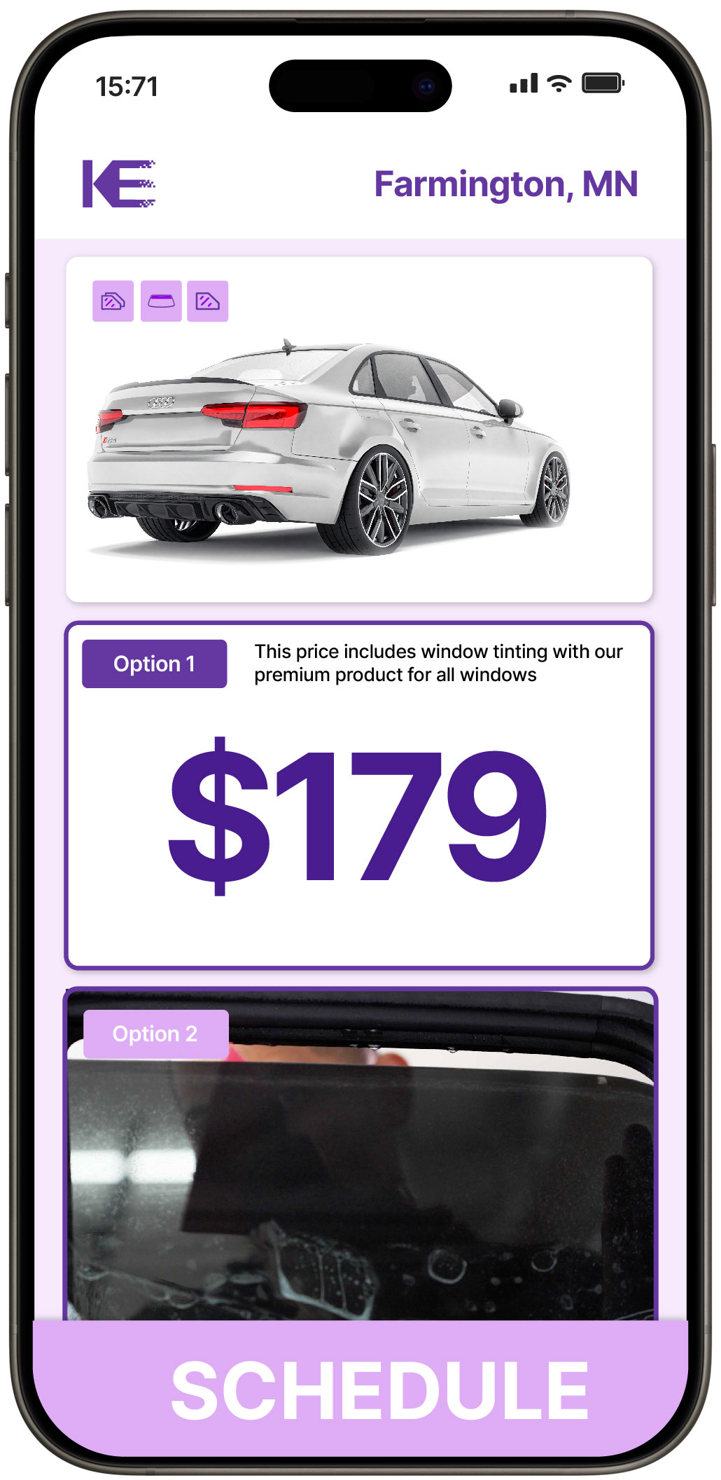 View Affordable Car Window Tinting Prices in Farmington, Minnesota