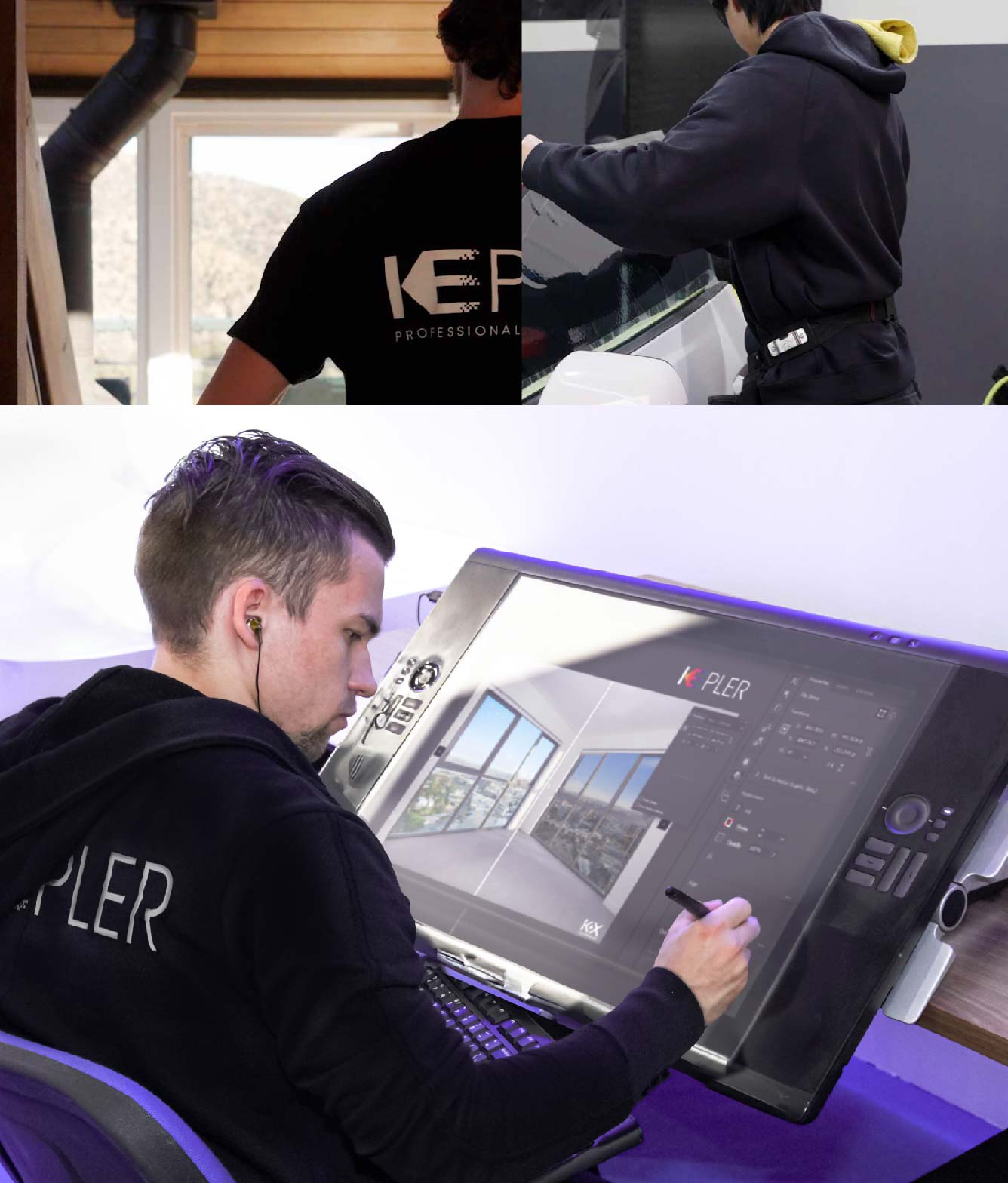 Kepler Specialist Performing Commercial Window Tinting in Salem Salem