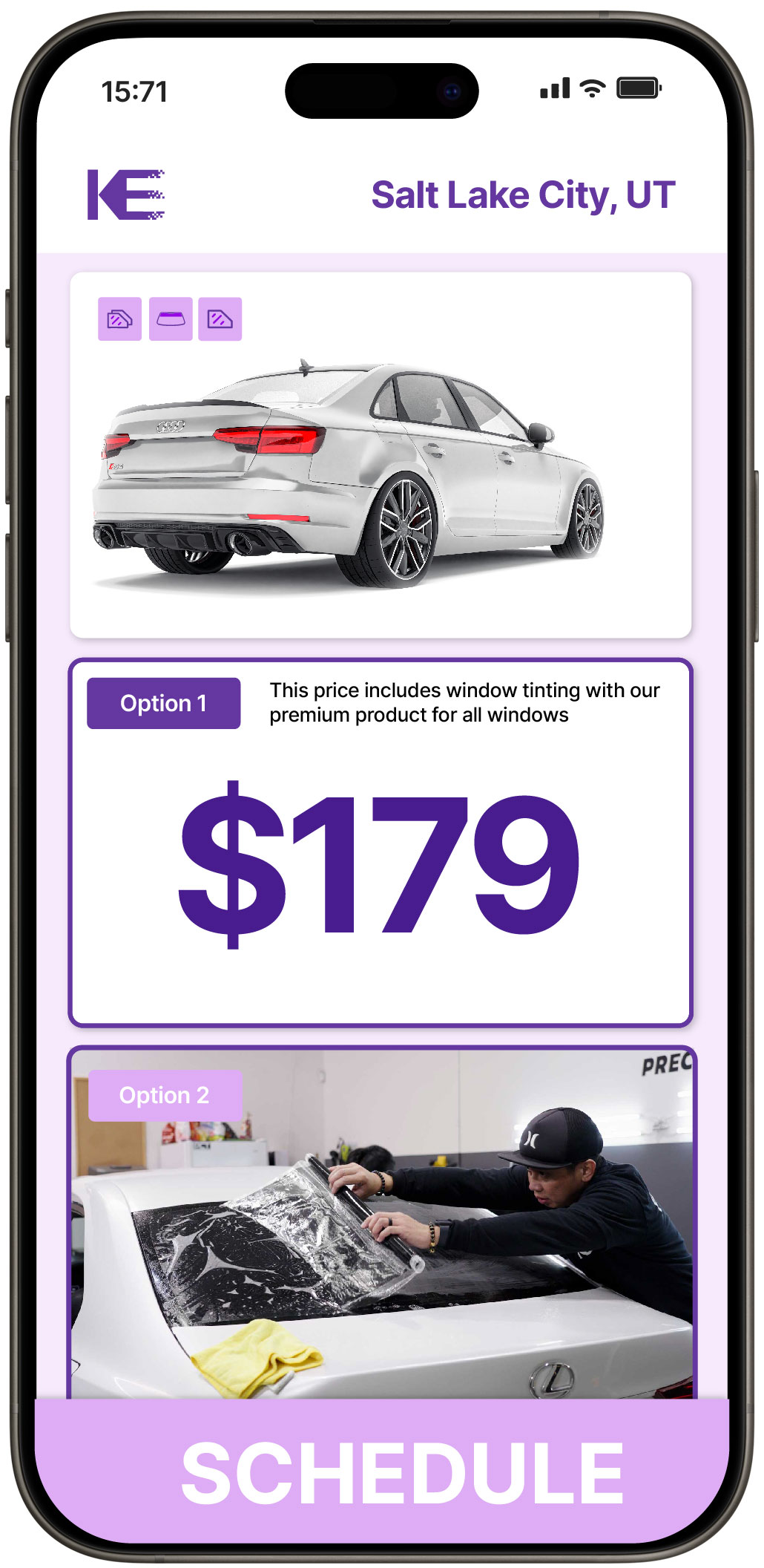 View Reasonable Car Window Tinting Rates in Salt Lake City, Utah