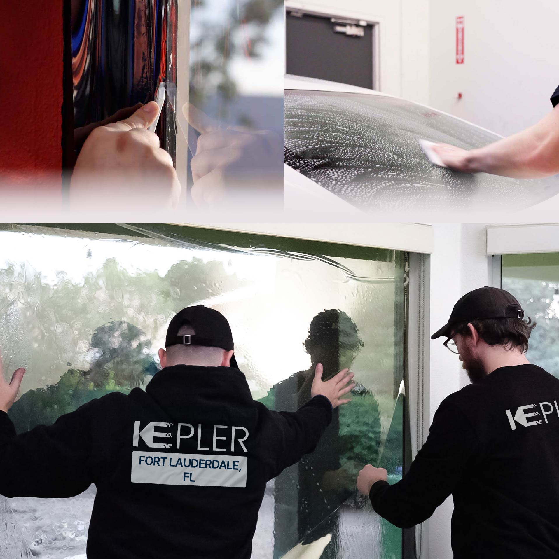 Kepler Specialist Performing Commercial Window Tinting in Fort Lauderdale Fort Lauderdale