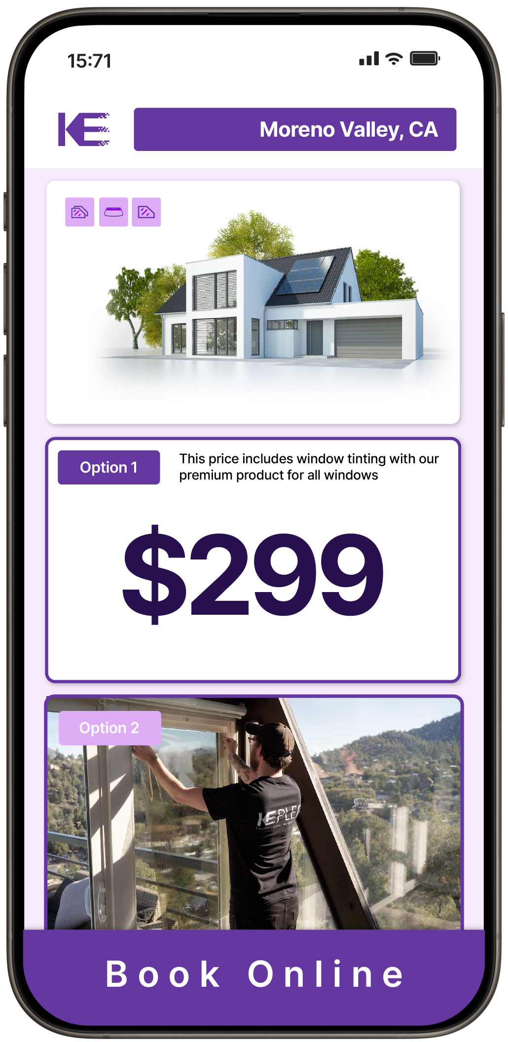 View Competitive Home Window Tinting Costs in Moreno Valley, California
